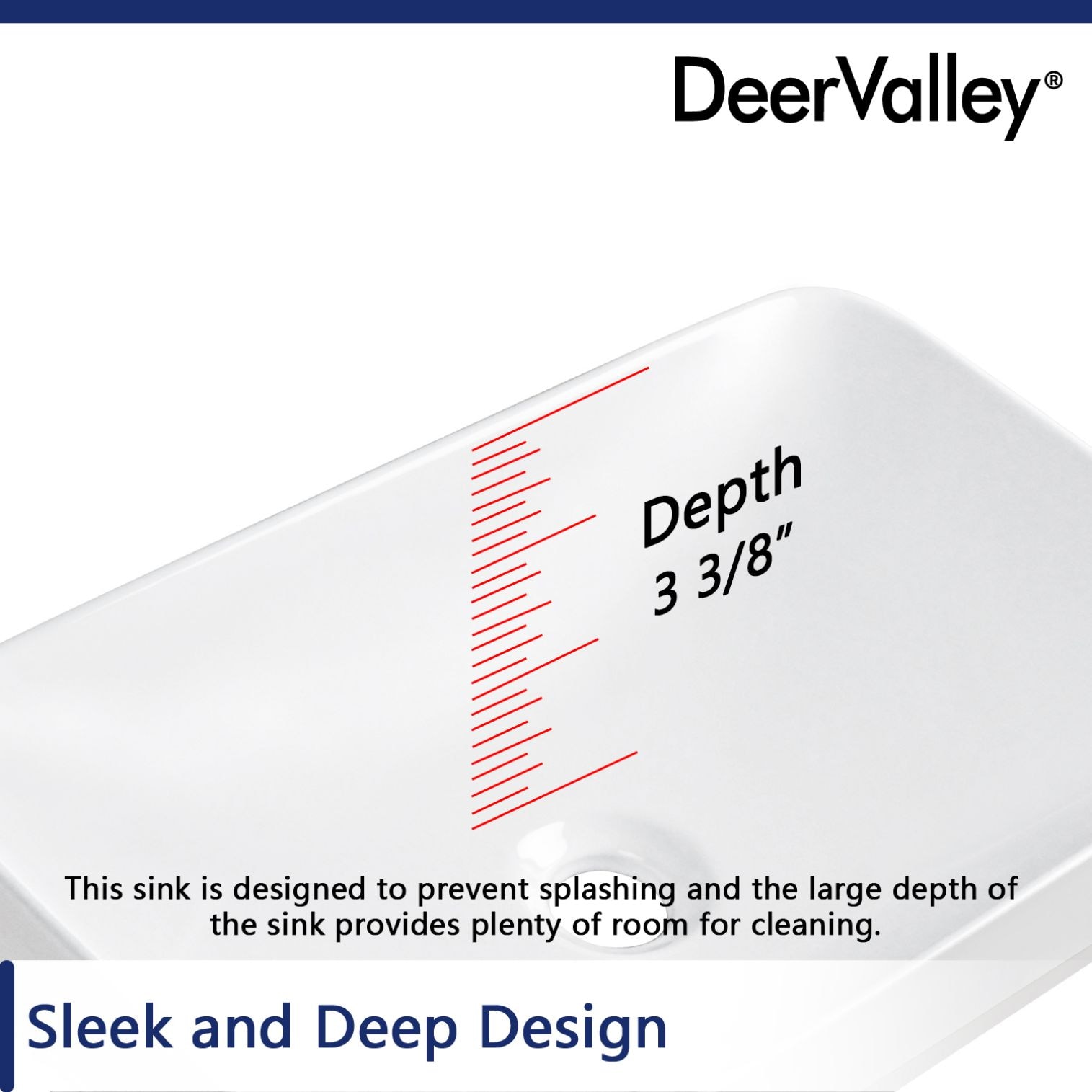 DeerValley DV-1V0047 Bath-Sink - View #6