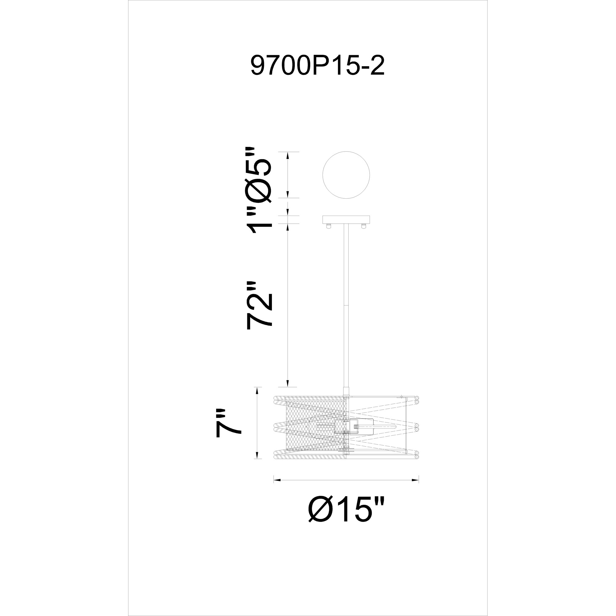 CWI Lighting 9700P15-2-197 Pendant-Lights - View #6