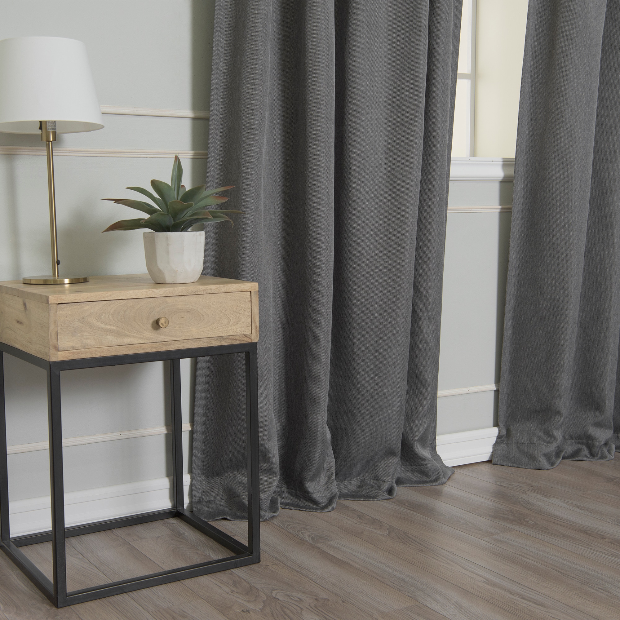 Best Home Fashion JC-06-BAK-63-DK.GREY curtains - View #3