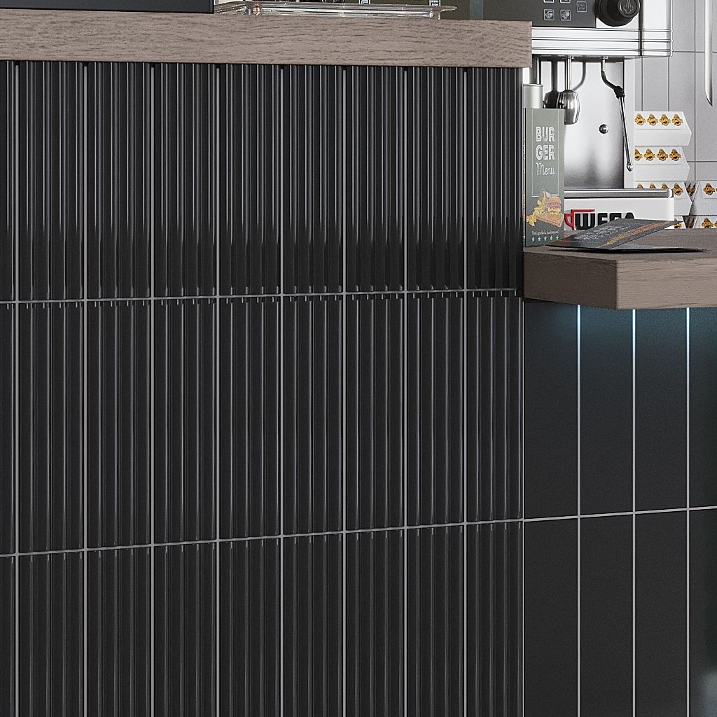 Apollo Tile RID88BLKDECGL Ceramic-Tile - View #3