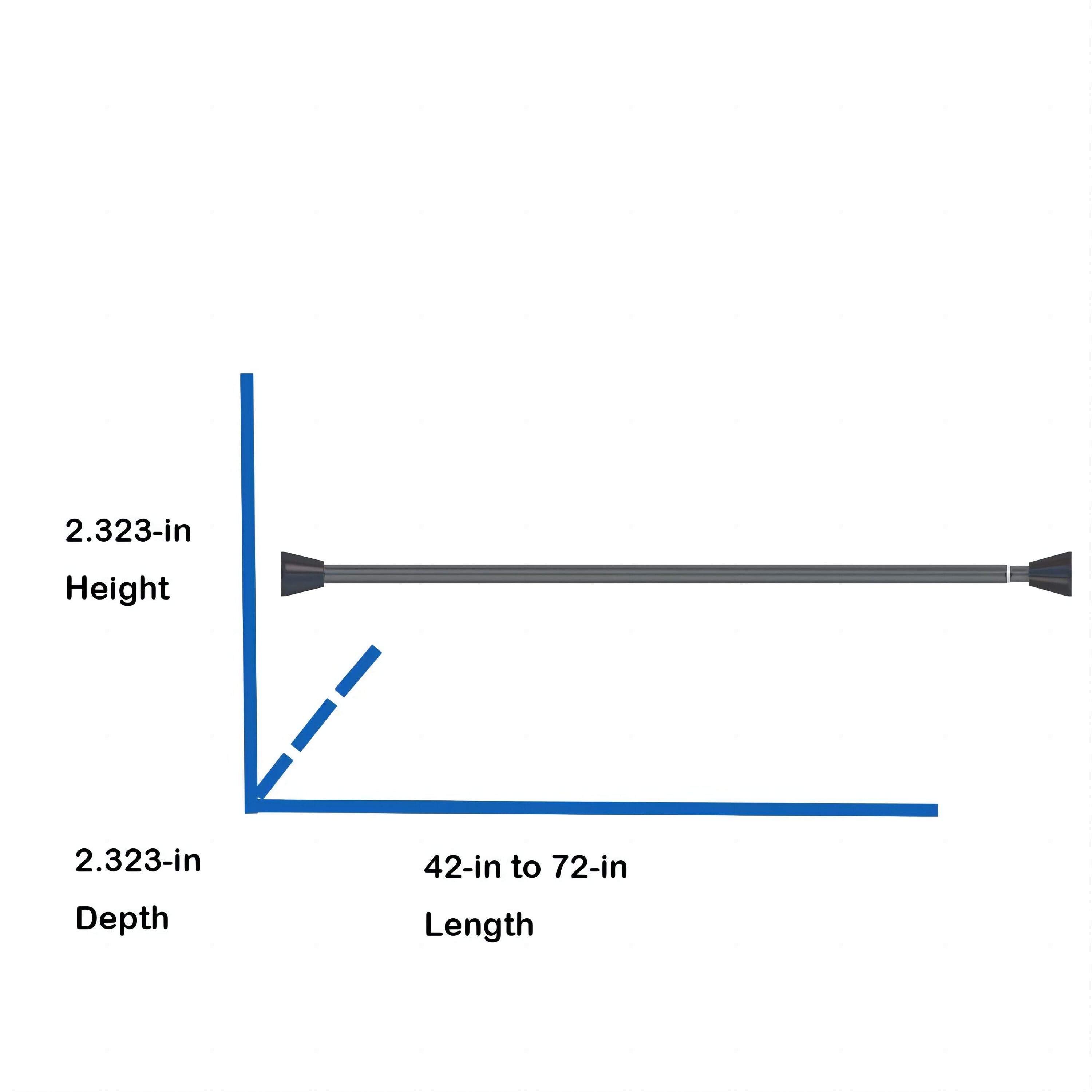 allen + roth SHLSNS12SN Shower-Rods - View #5
