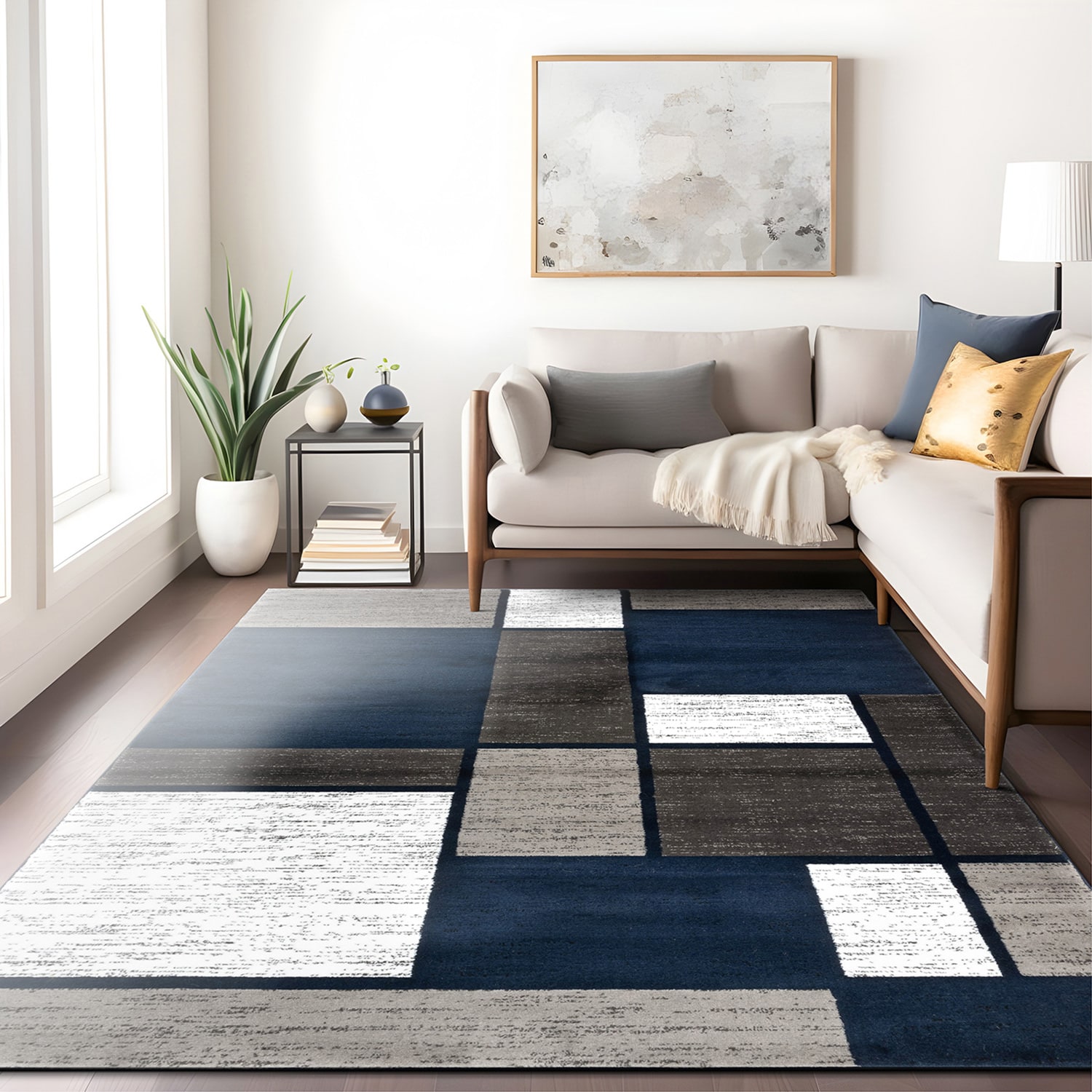 World Rug Gallery 106NAVY5X8 rugs - View #6