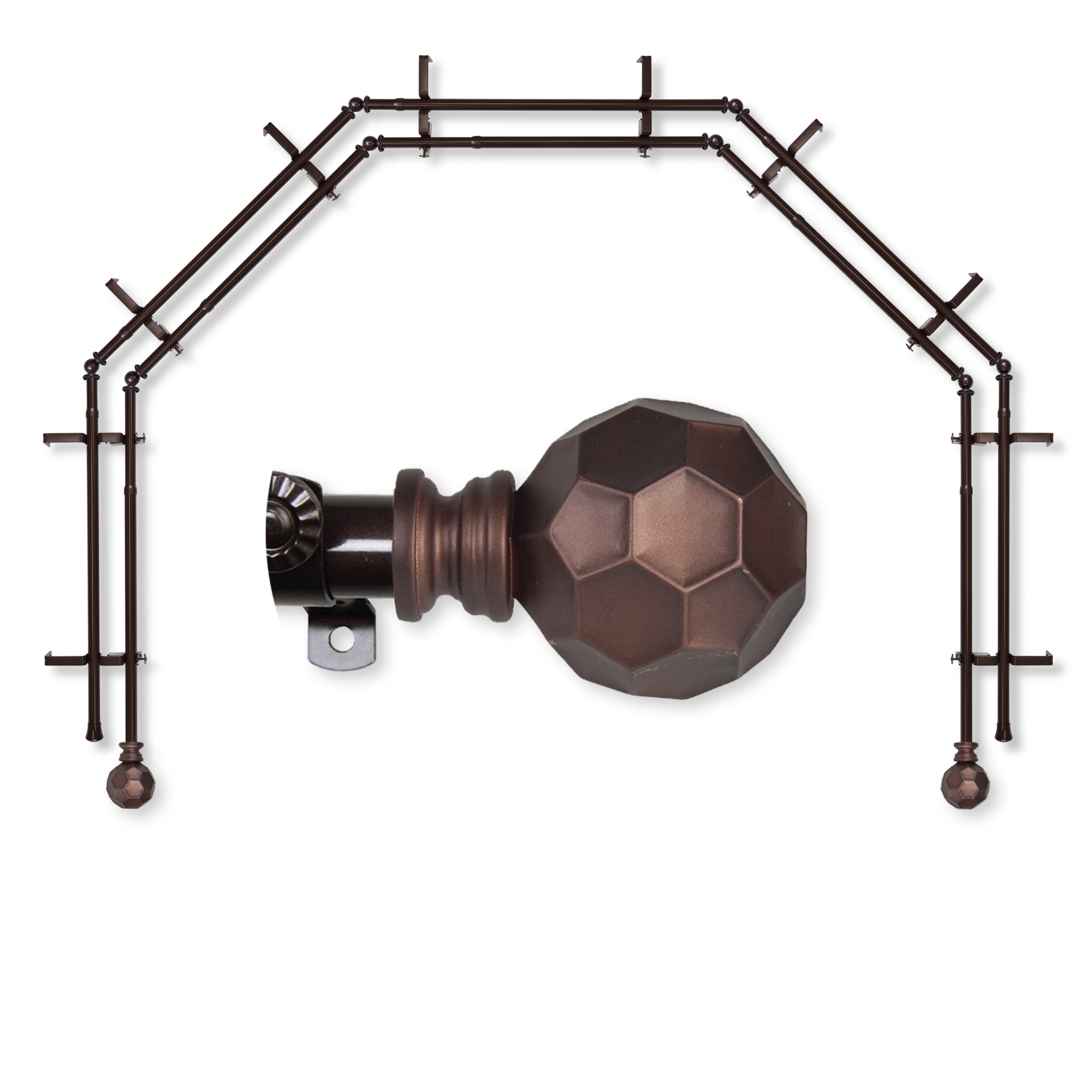 Hart & Harlow L-5BAY-90-7D Curtain-Rods - View #2
