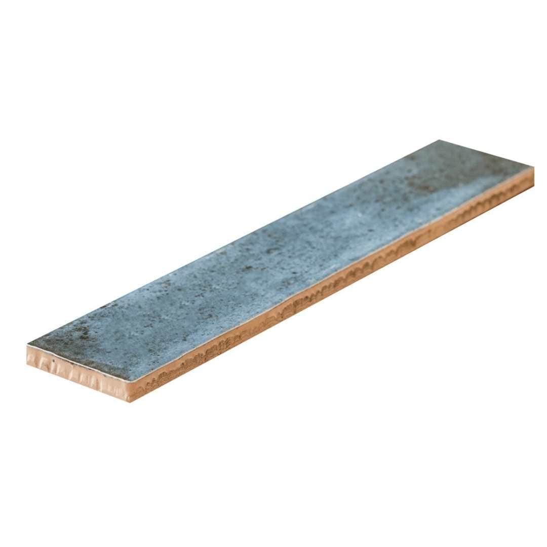 Ibiza 2" x 10" Blue Glossy Ceramic Subway Tile