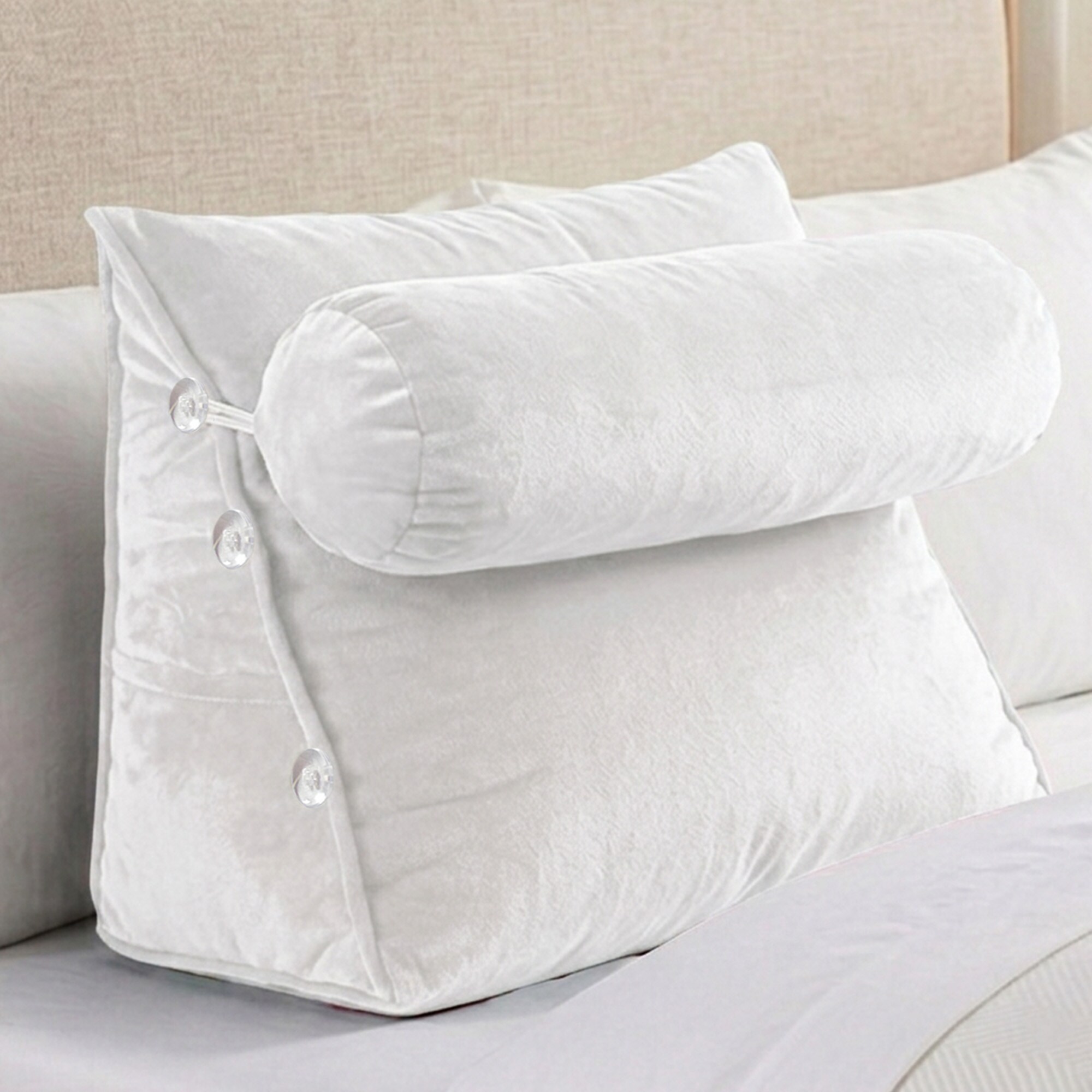 Cheer Collection CC-HFBOLWDGPL-WHT Accent-Pillows - View #7