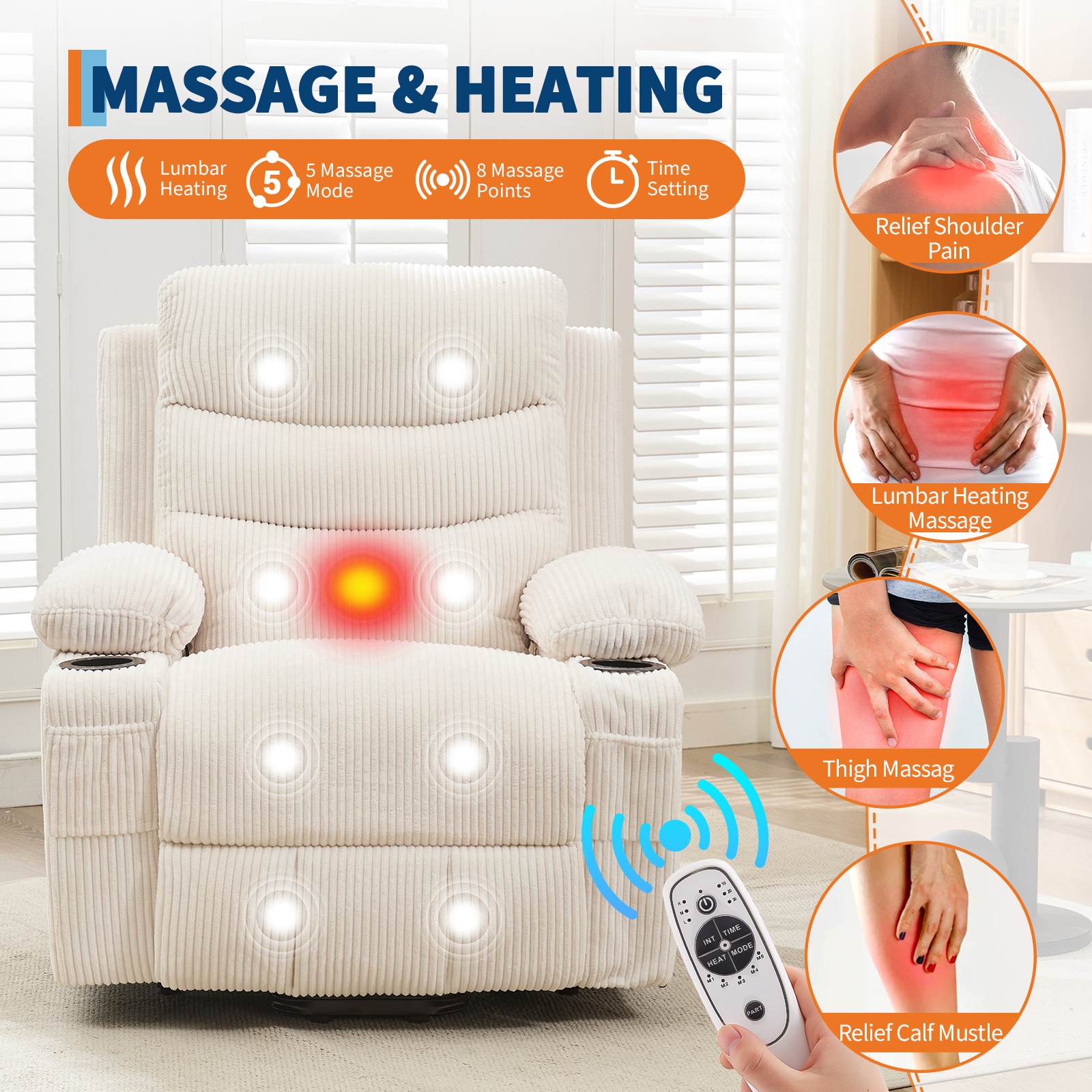 Qeetex SUN-PHK-333T0BY0 recliners - View #3