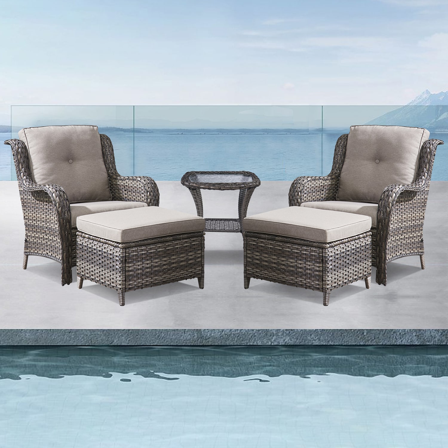 Rilyson FS017026016-2 Patio-Conversation-Sets - View #2