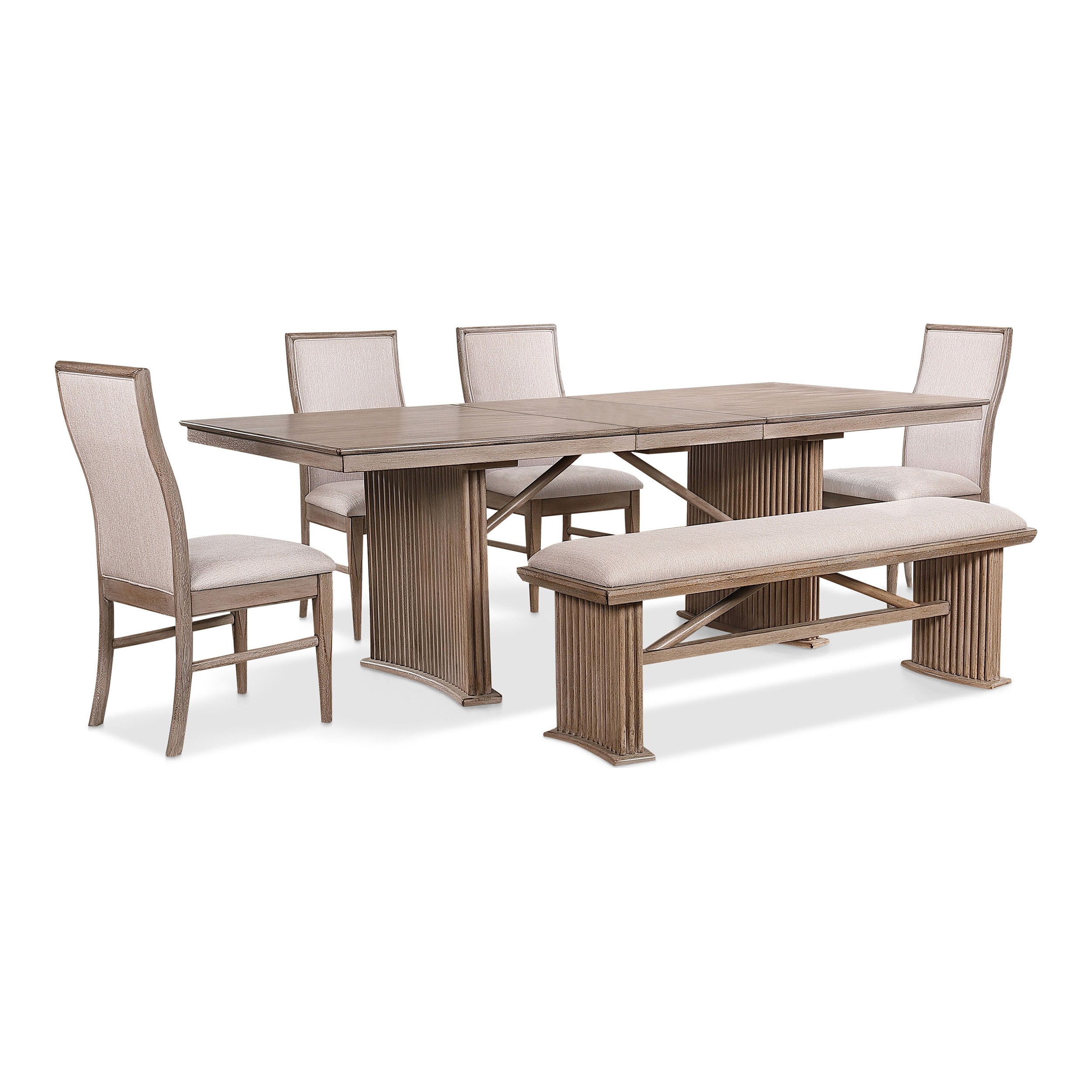 Furniture of America IDF-3230NTT-6PC Dining-Sets - View #2