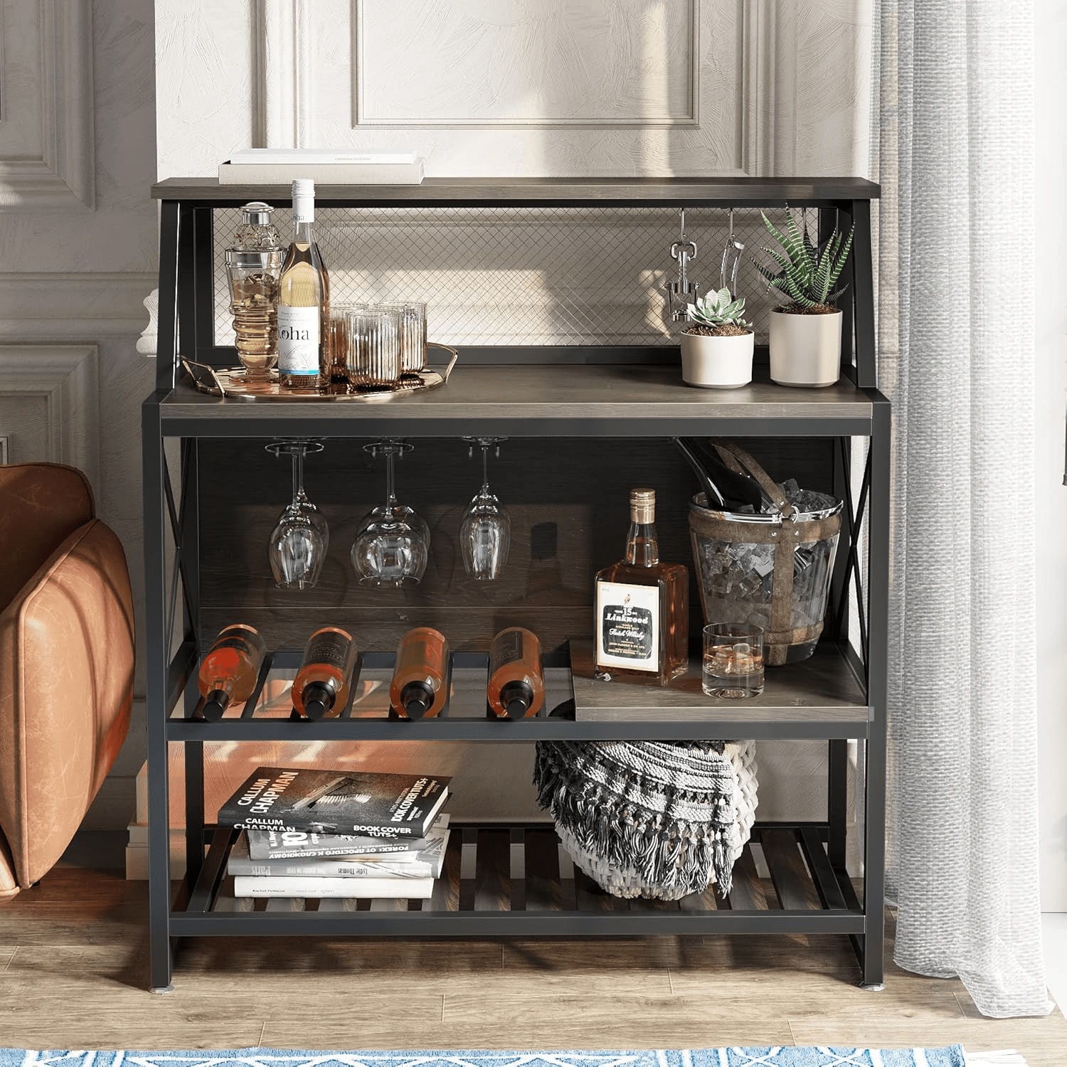 Bestier LOW-C051E-RGOD Wine-Racks - View #3