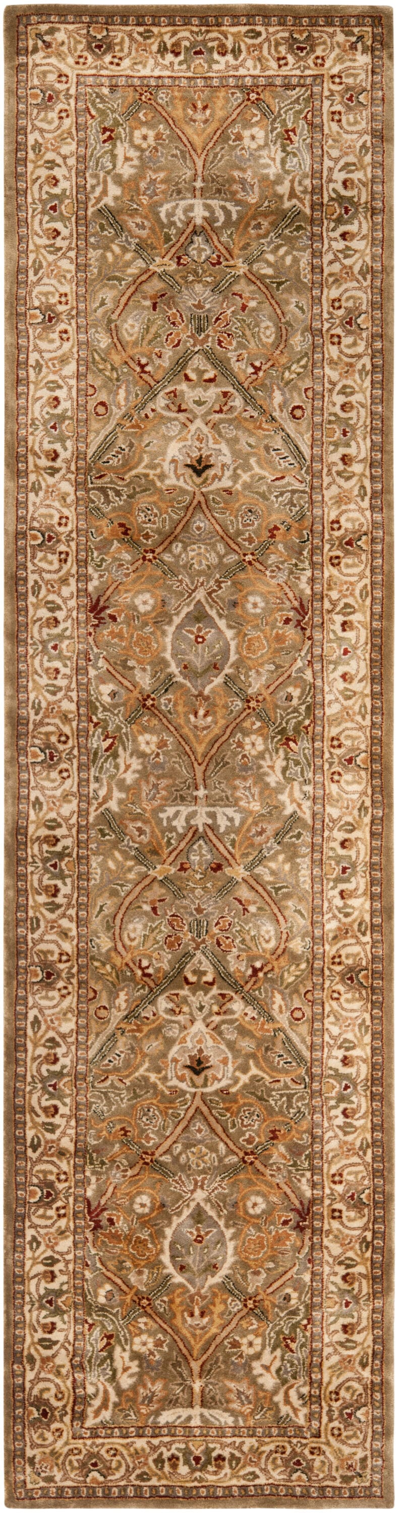 Safavieh  Persian Legend Light Green/Beige Traditional 2ft-6in x 12ft Runner Rug