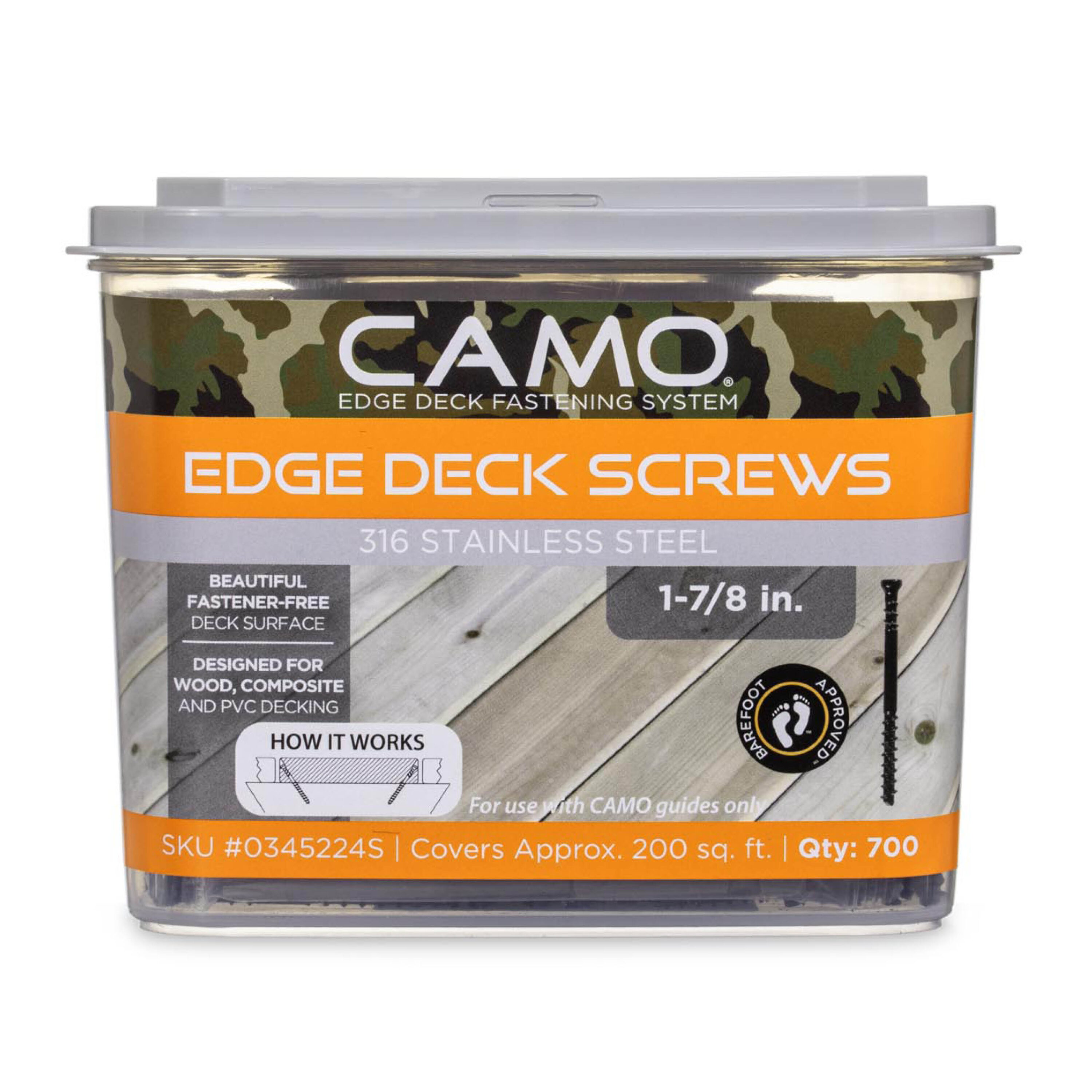 CAMO 0345224S #7 x 1-7/8-in Wood to wood Deck Screws ( 700.0 -Per Box )