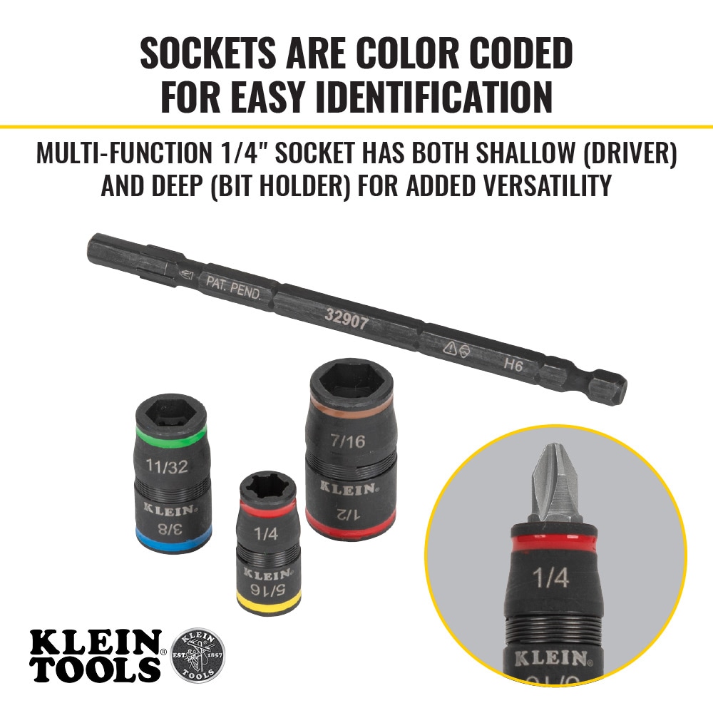 Klein Tools 32907 Socket-Sets - View #3