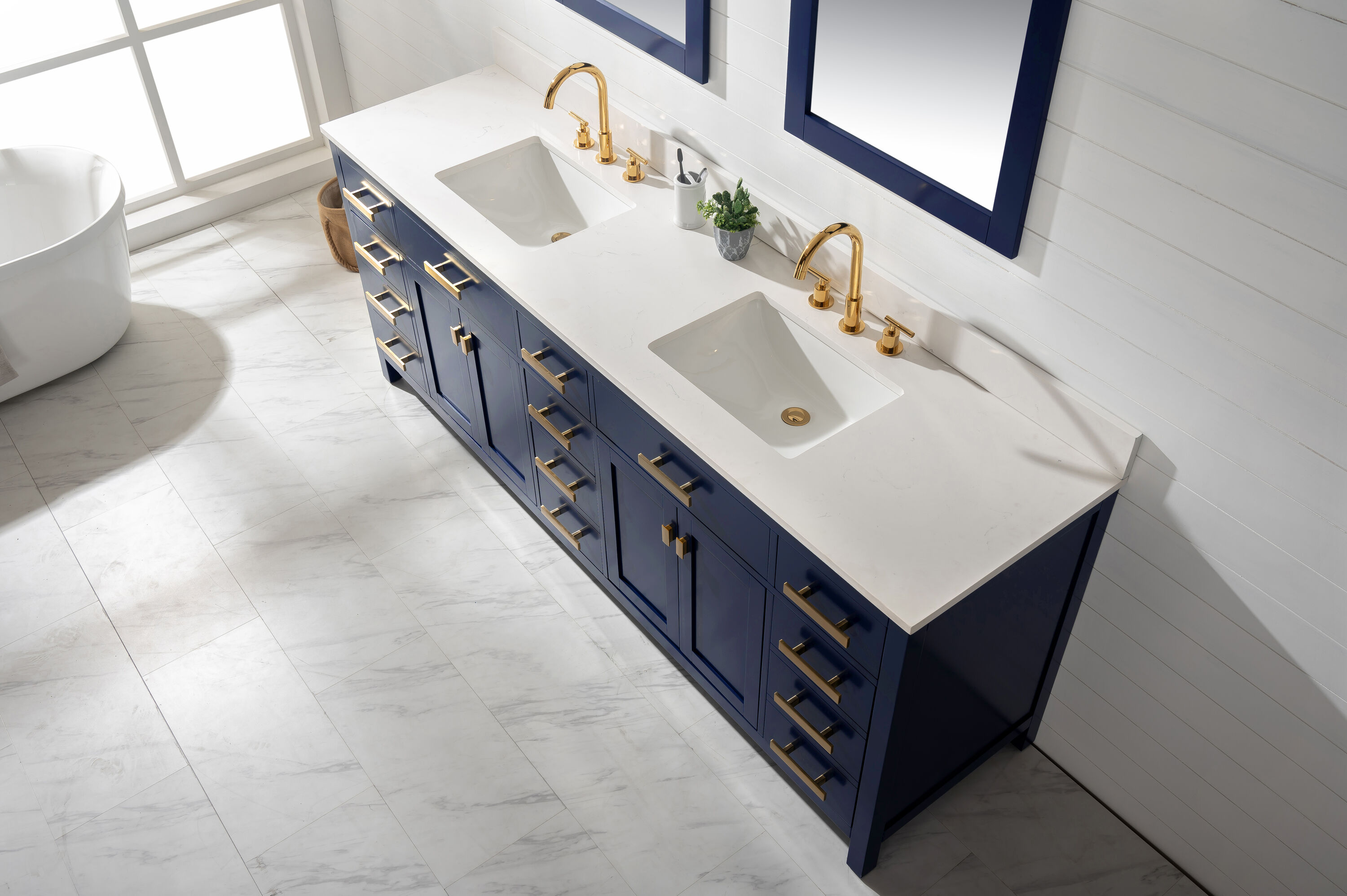 Design Element V01-84-BLU Bath-Vanity-Combo - View #4