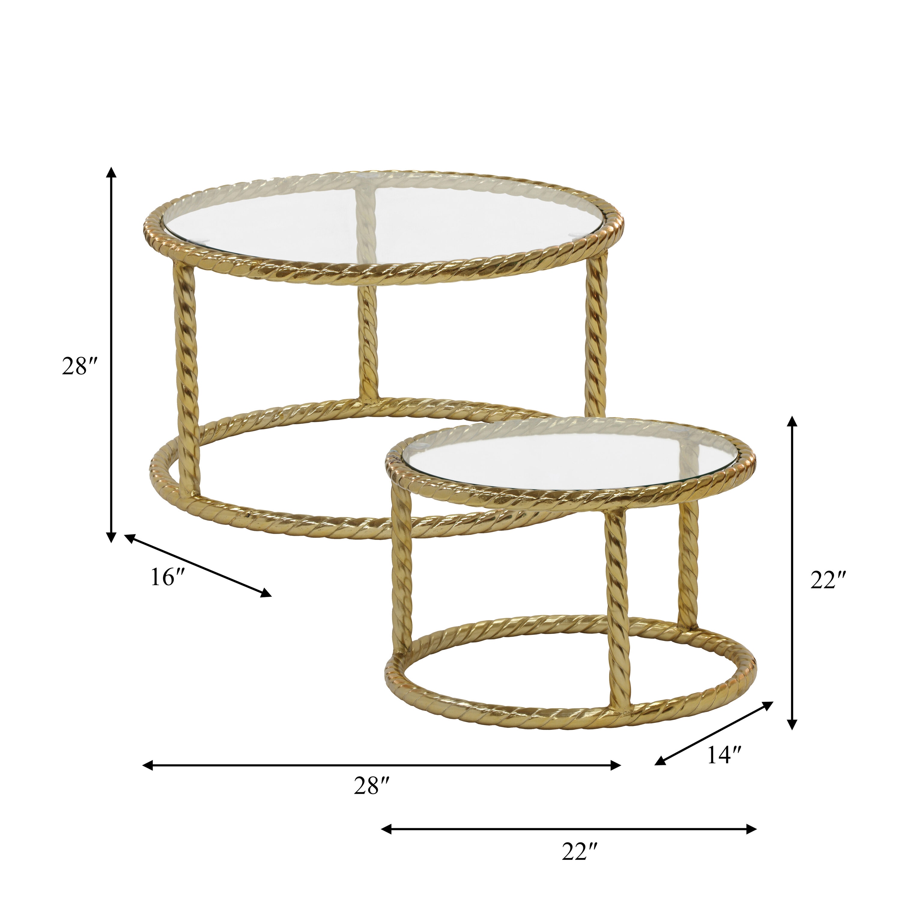 Sagebrook Home 15243 End-Tables - View #5