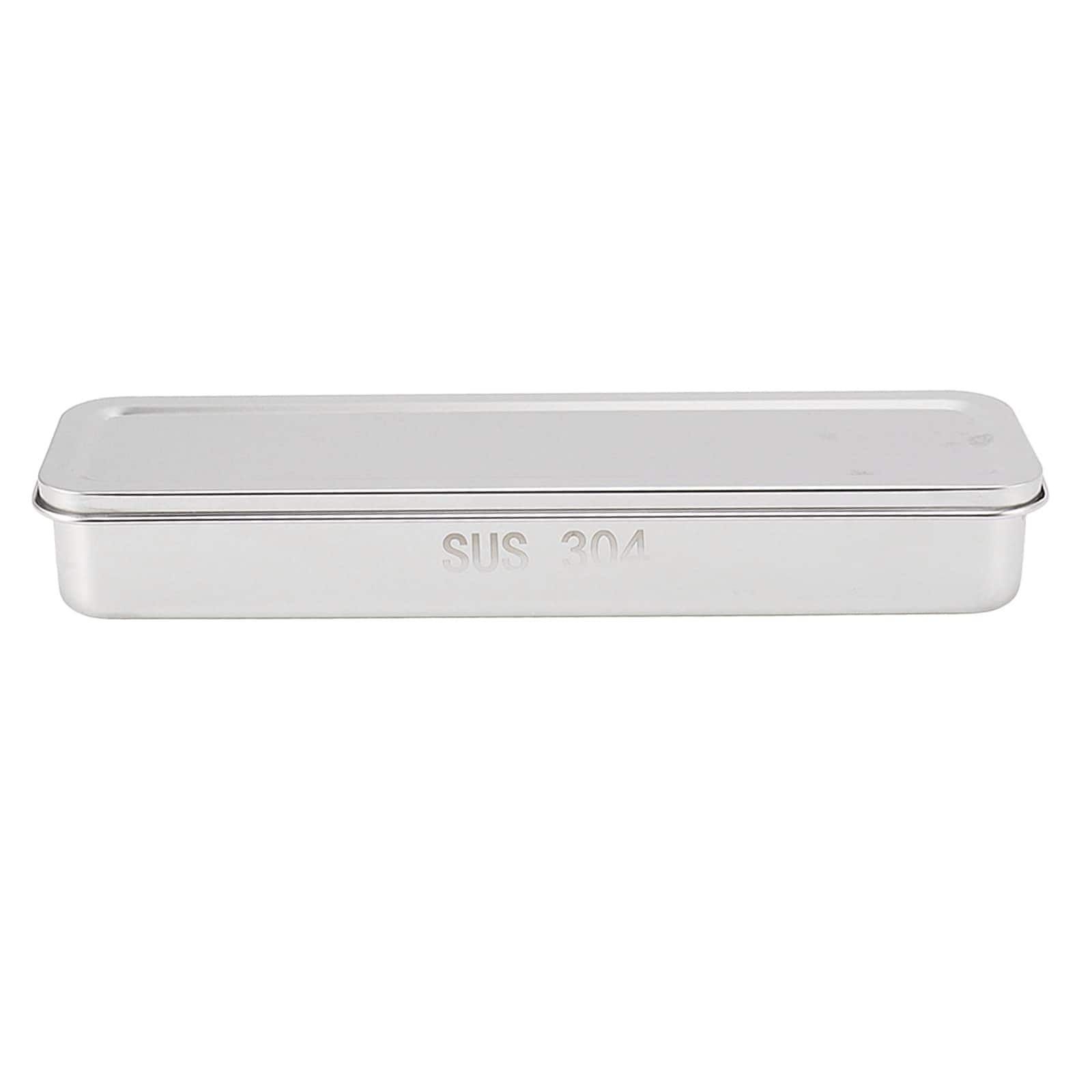 Phyfalip  Stainless Steel Cutlery Organizer Tray with Lid and Drainer Compact Kitchen Storage Box for Utensils Chopsticks Spoons Forks Knives