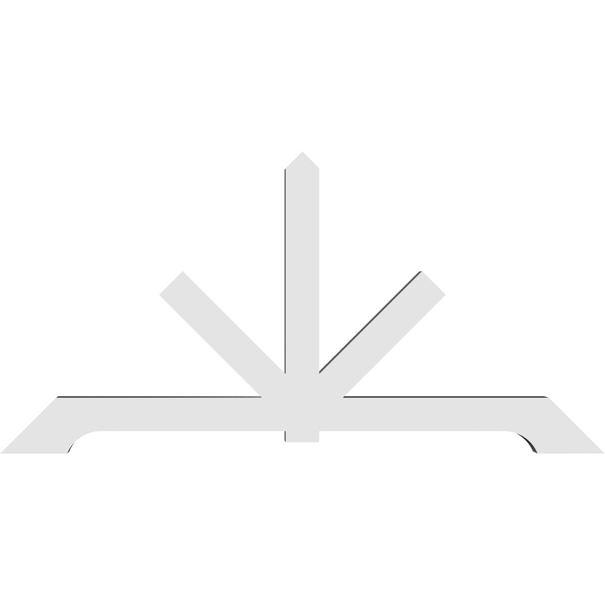 Ekena Millwork GBP072X36X0404VAN00 Exterior-Brackets-Braces - View #4