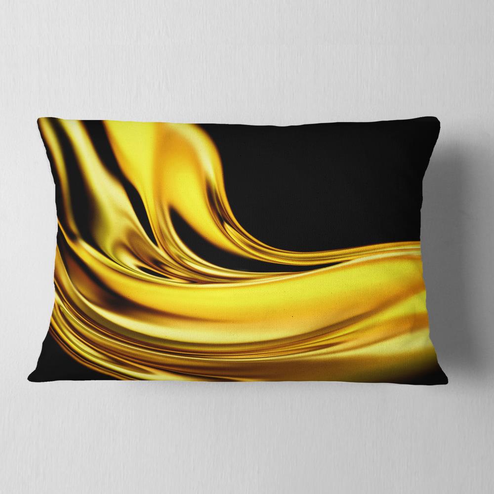 Designart CU8416-12-20 12-in x 20-in Yellow Indoor Decorative Pillow