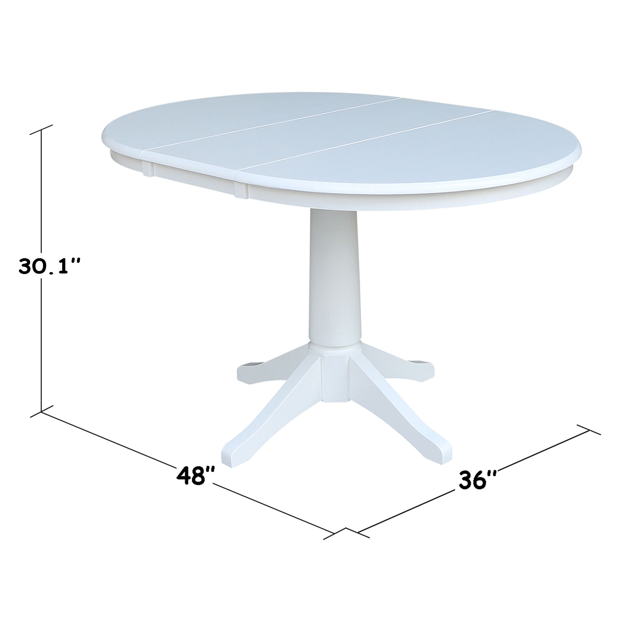 International Concepts K08-36RXT-27B Dining-Tables - View #7