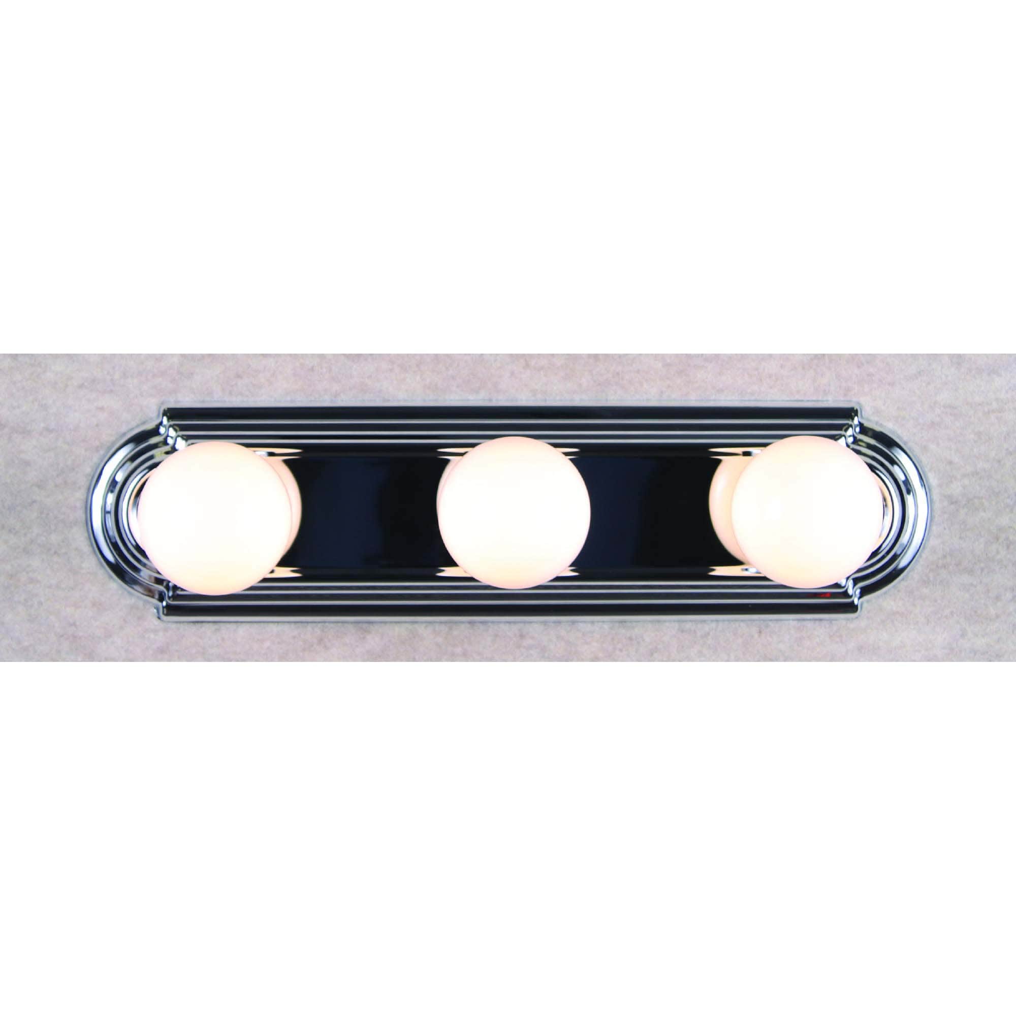 Volume Lighting V1123-3 18-in 3 -Light Polished Chrome Traditional Vanity light