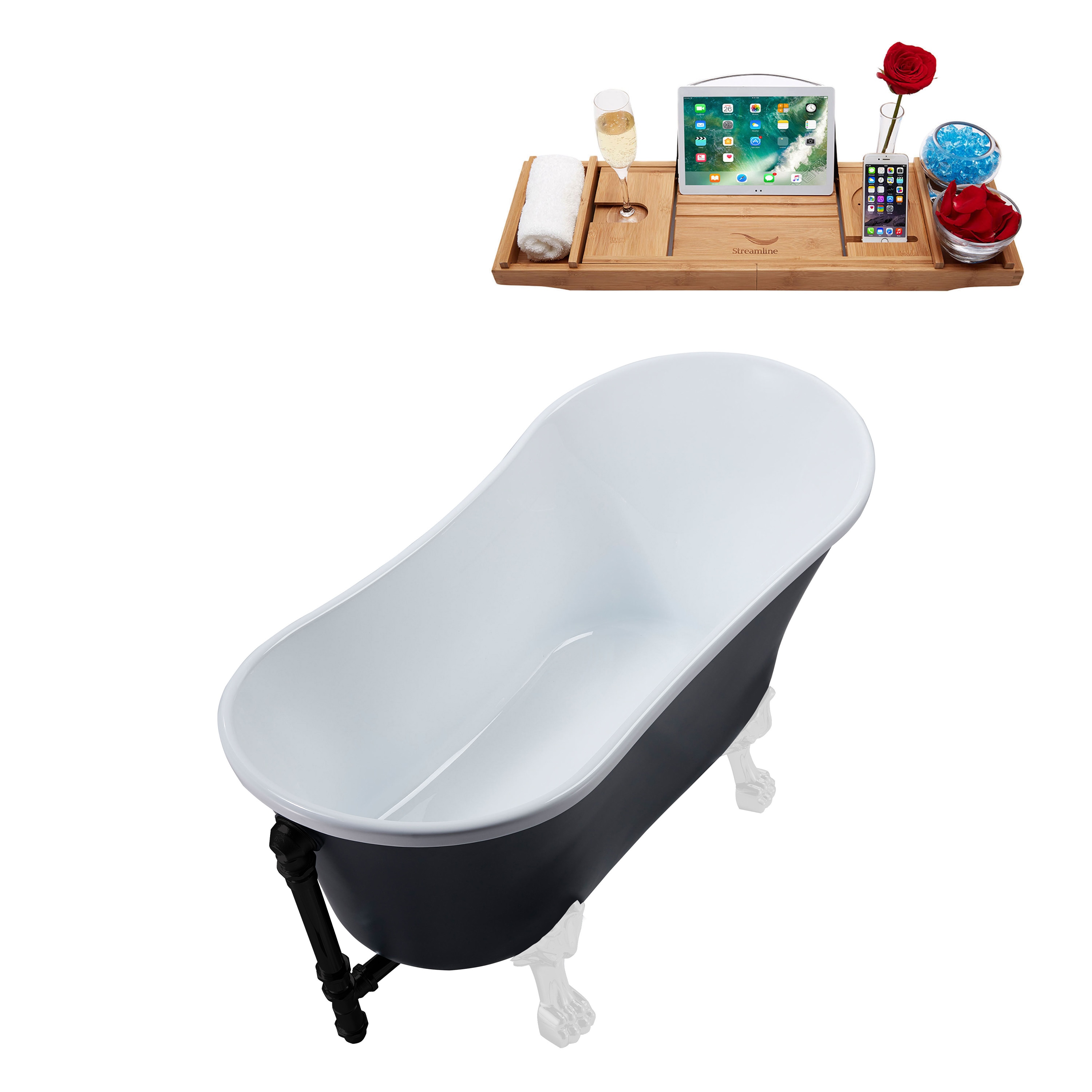 Streamline N357WH-BL bathtubs - View #3