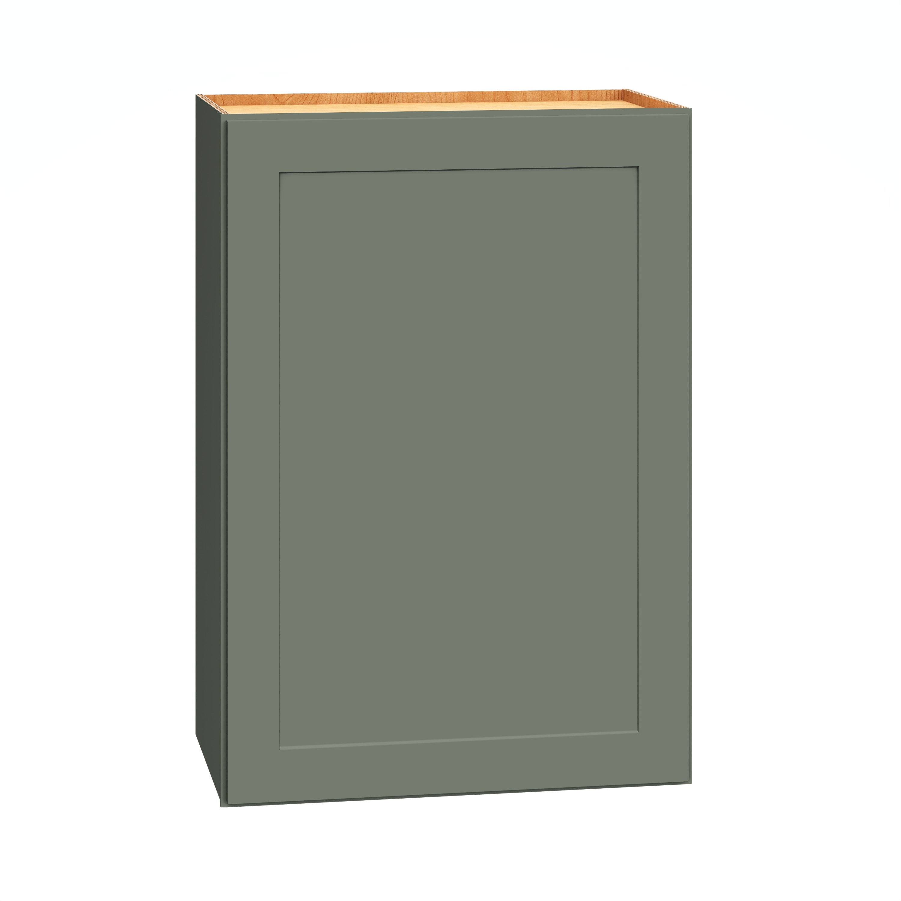Diamond Express 61H-W2130R Jamestown 21-in W x 30-in H x 12-in D Retreat Green Wall Fully assembled Plywood Cabinet (Recessed Panel Shaker)