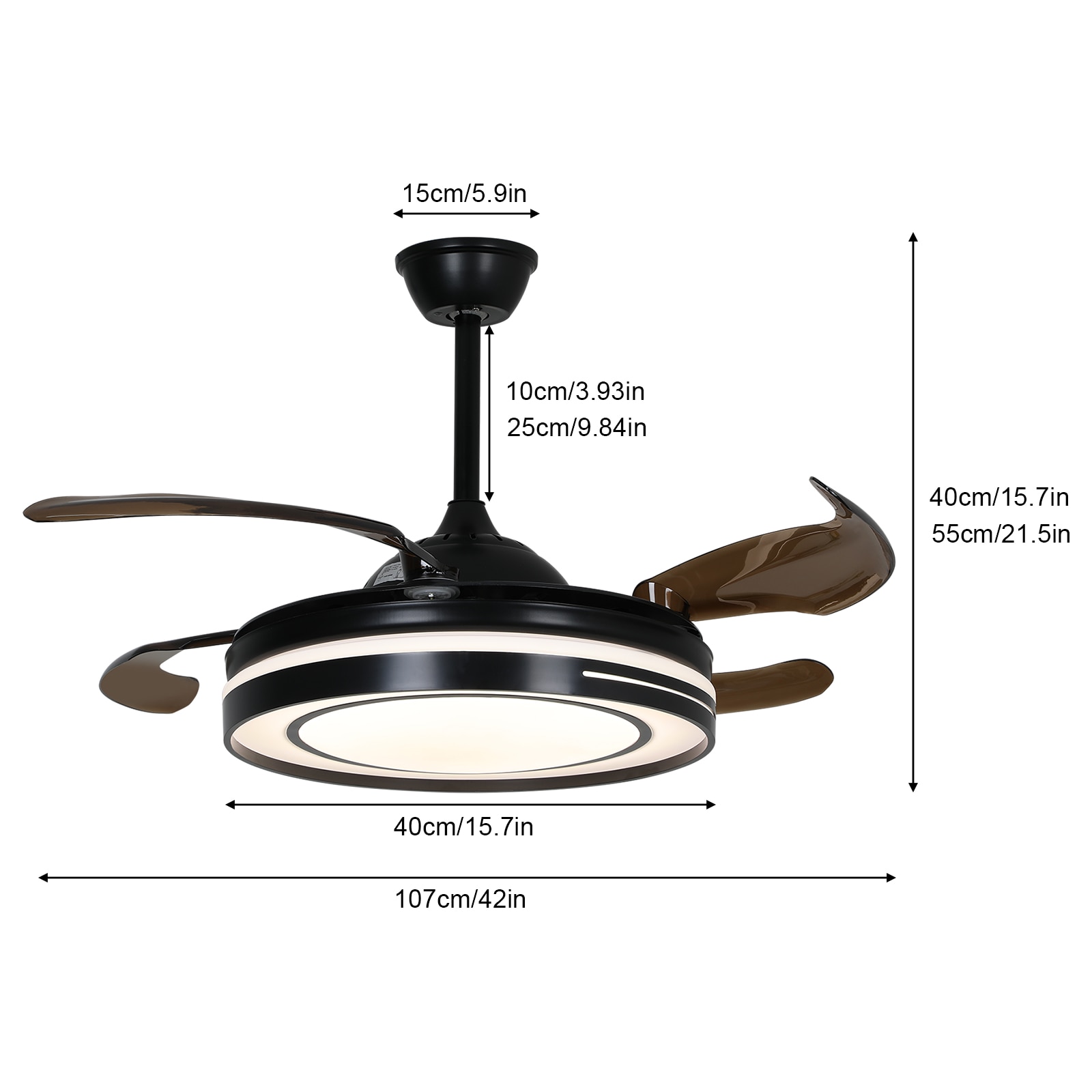 Oukaning JZUCOD8FNSHCX Ceiling-Fans - View #4