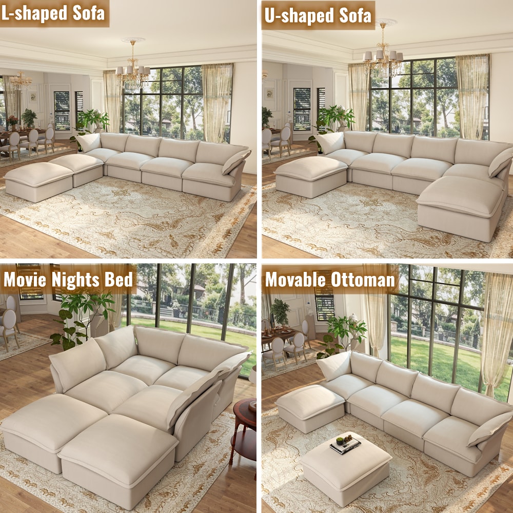BuotiqHom DH-S4+2-120BE Sofas-Loveseats - View #2