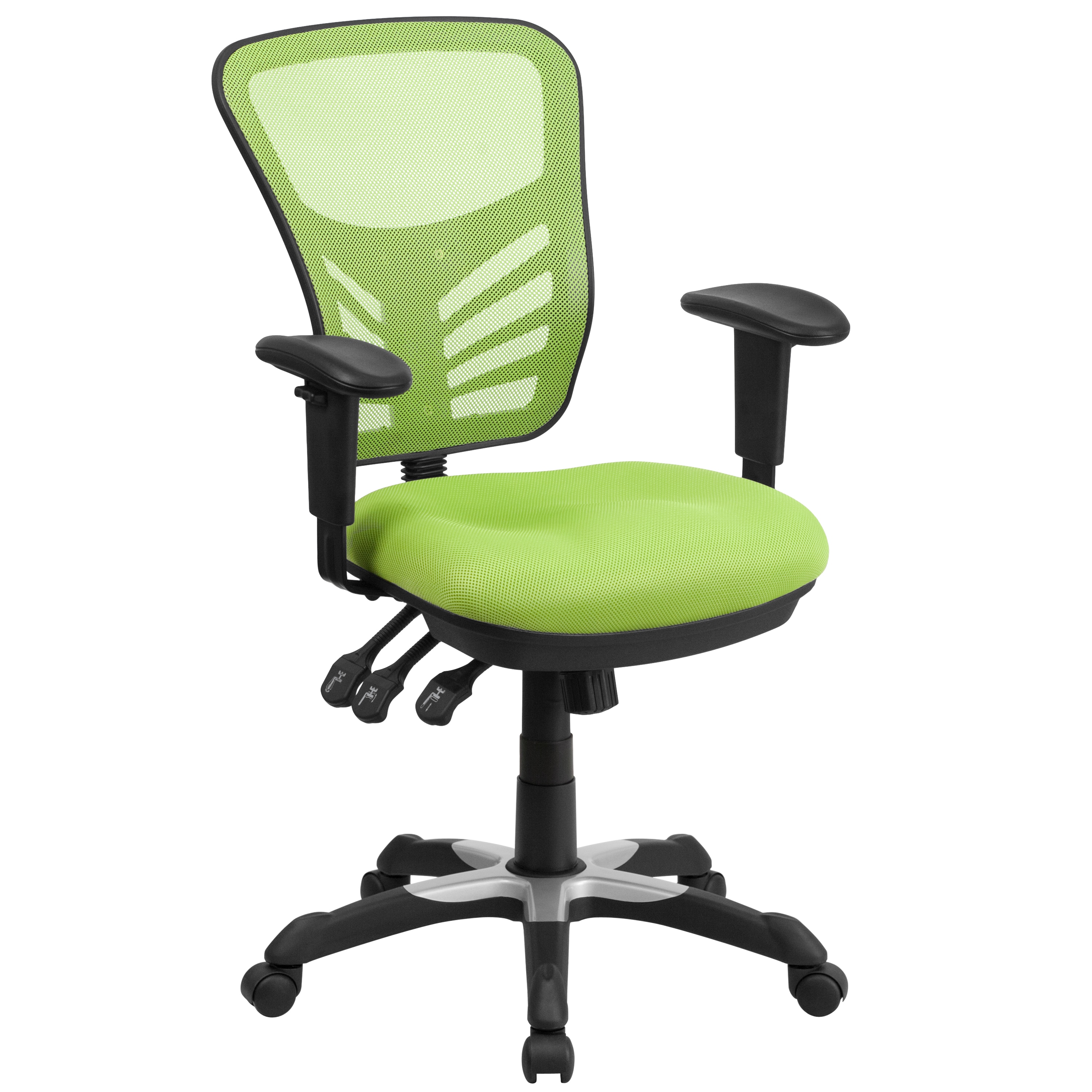 Executive Recline Extra Padded Office Chair Standard, Green Velvet