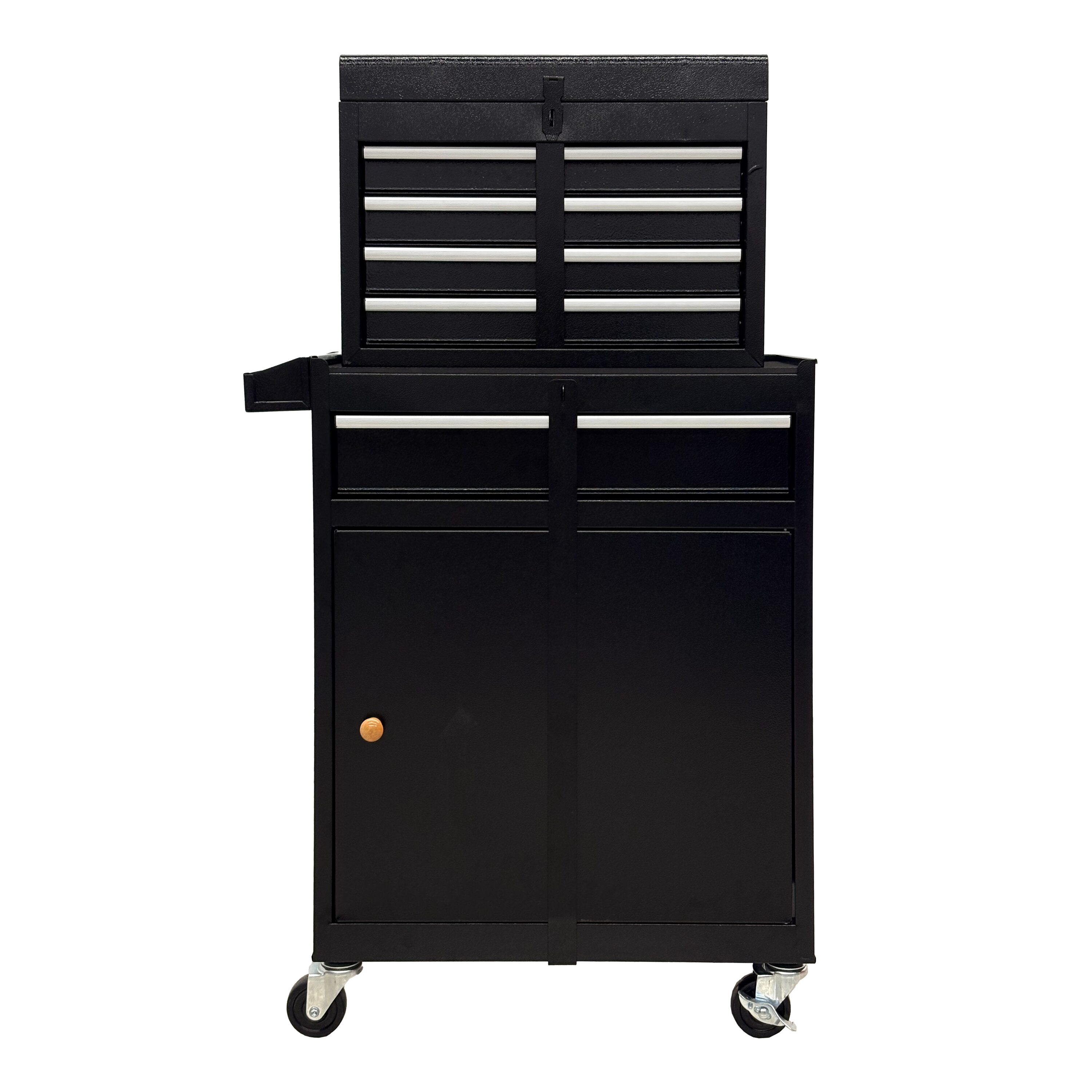MiniEpic Heavy Duty Rolling Tool Cabinet with Detachable Top Box and Drawers