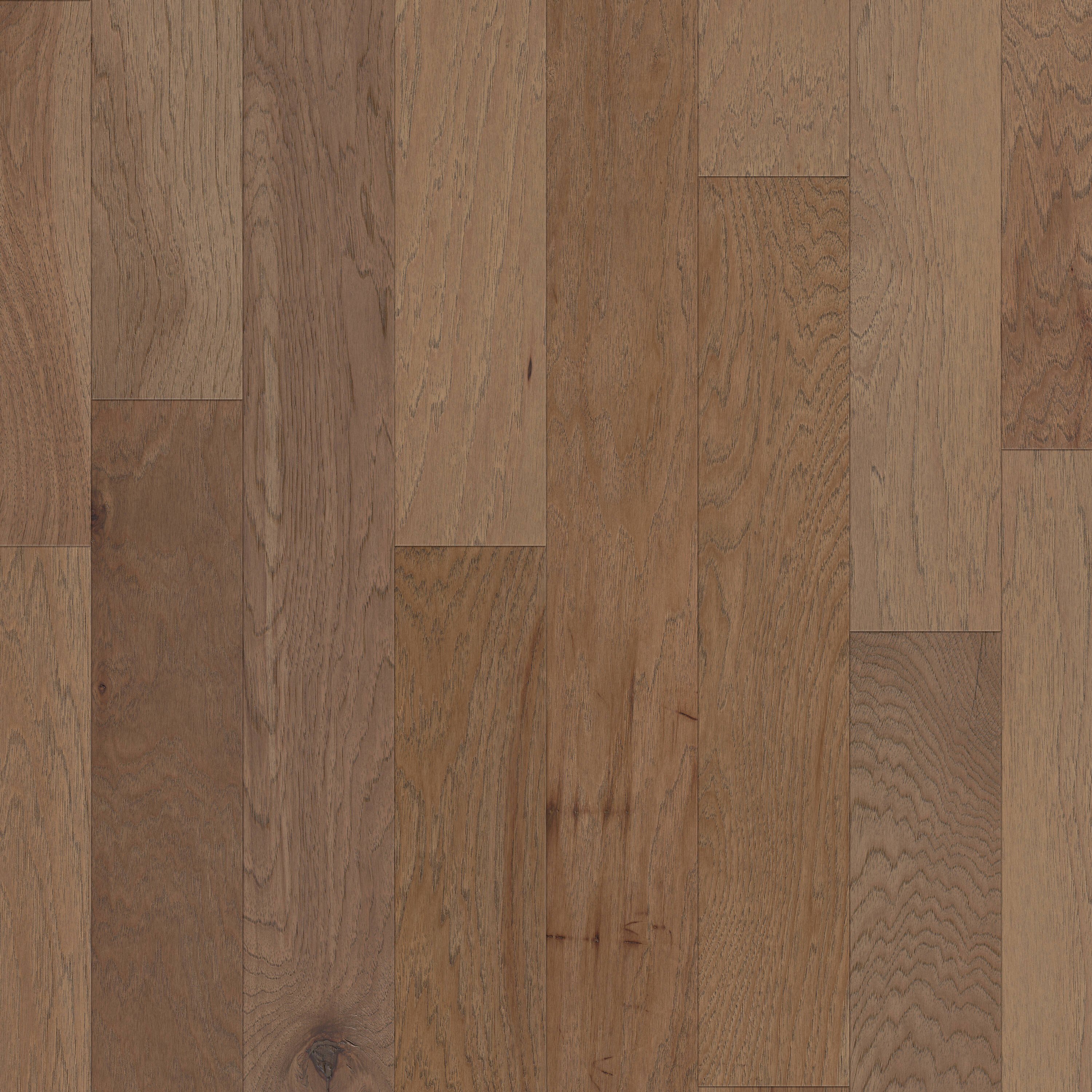 Shaw LX76902026 Tucker Creek Brushed Thatch Hickory 5-in W x 1/2-in T x Water Resistant Engineered Hardwood Flooring ( 19.72-sq ft / Carton )