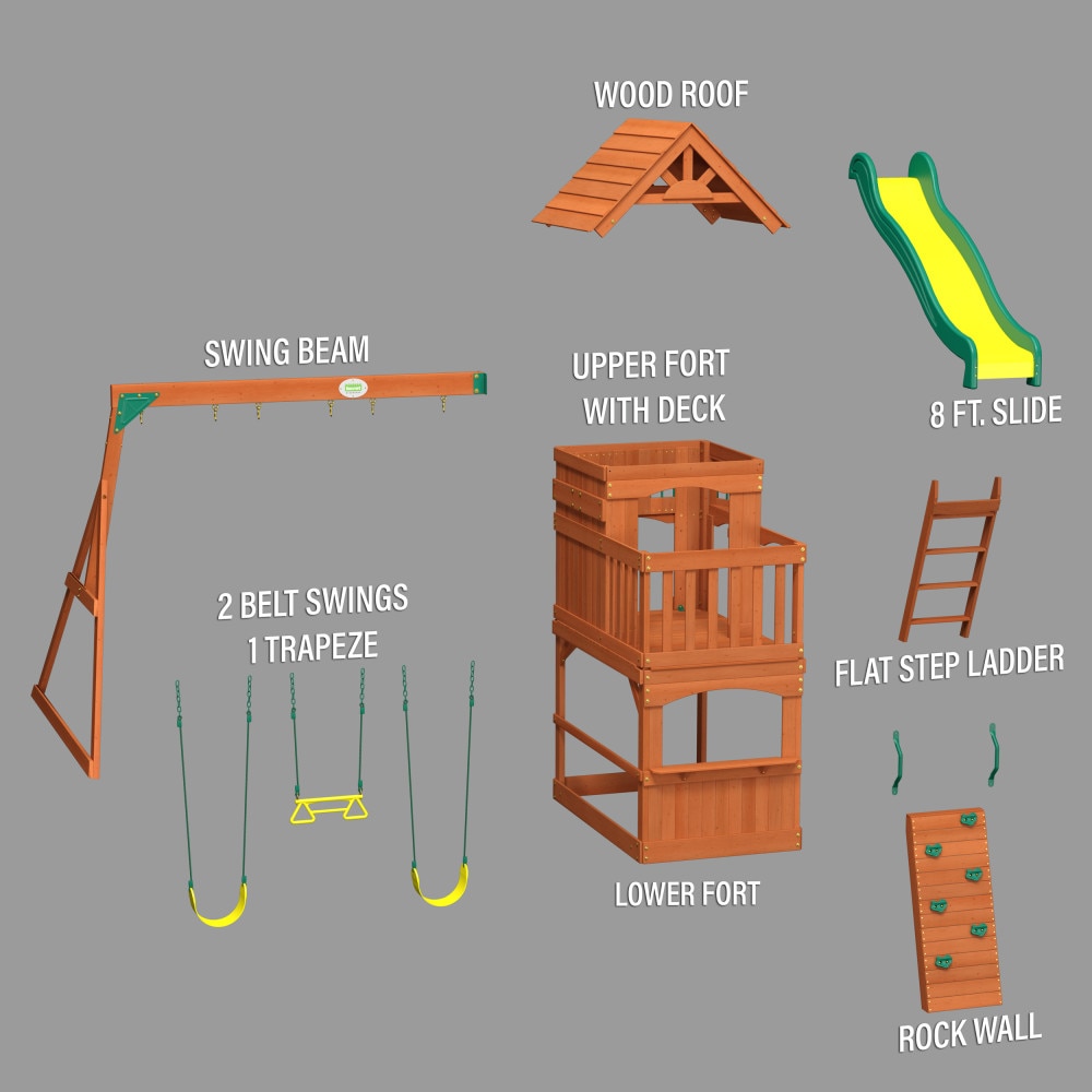 Backyard Discovery 1608016BCOM Wood-Playset-Kits - View #11