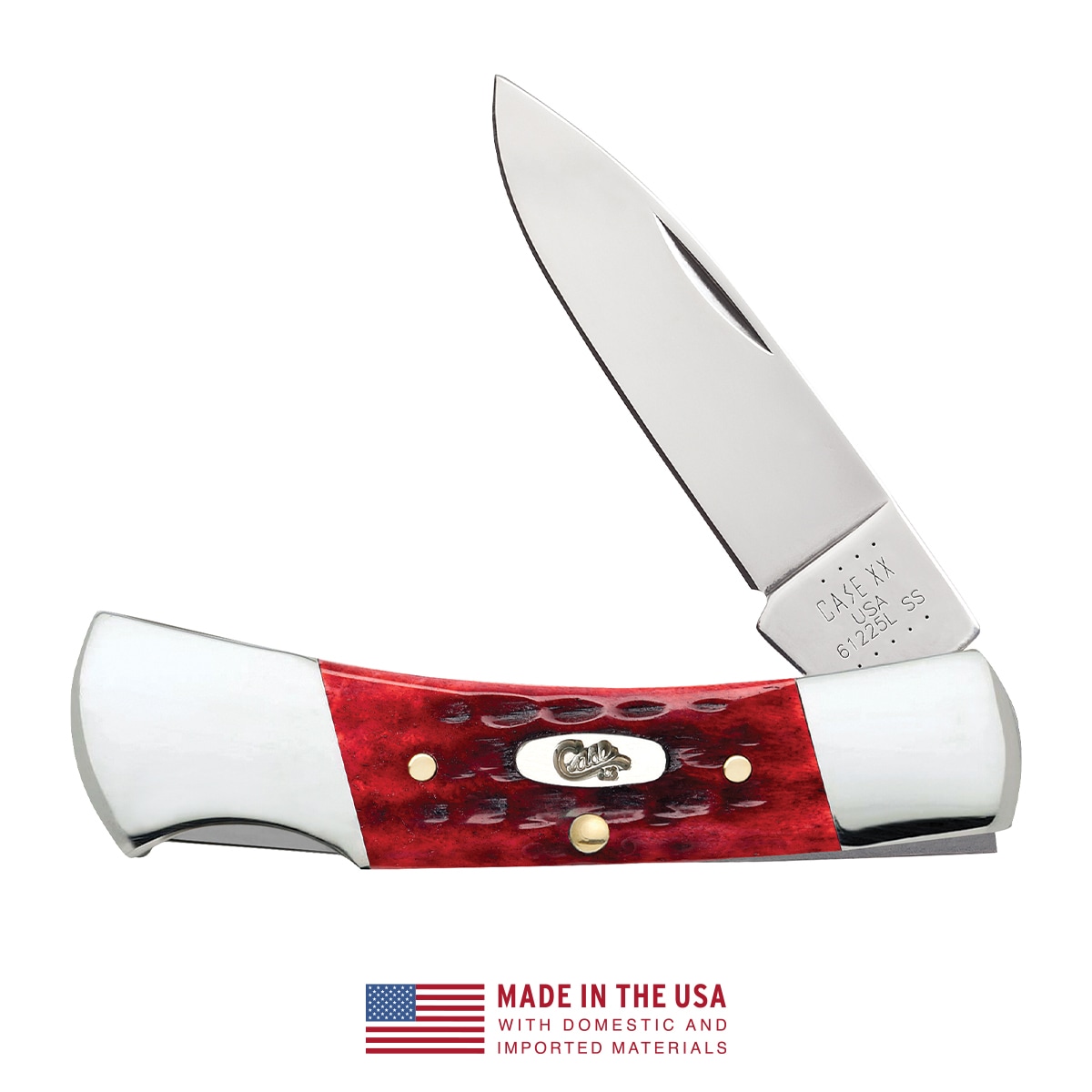 2.75 Closed Mini Folding Pocket Knife Red Wood Handle for Everyday Ca –  Dispatch Knives