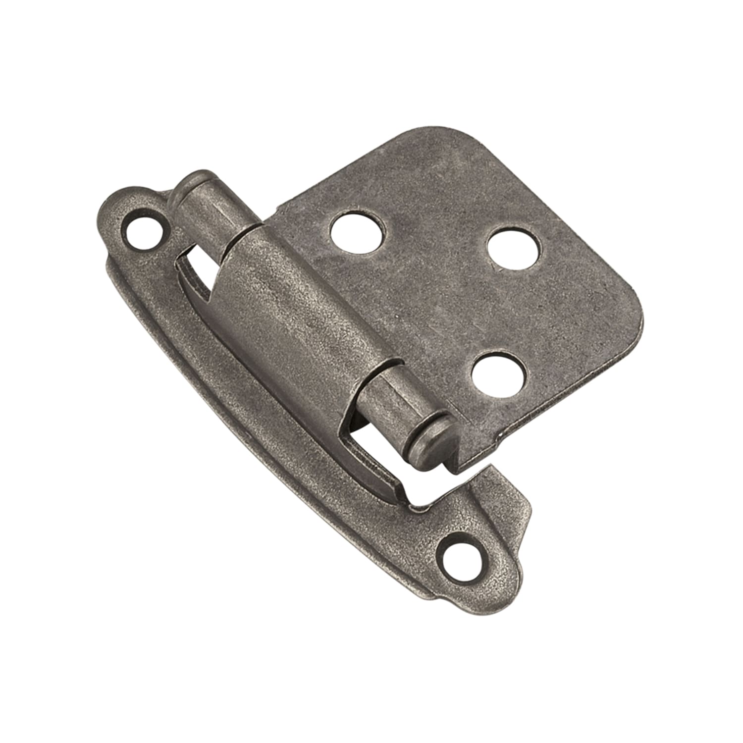 Hickory Hardware P244-WOA 170-Degree Adjustable Overlay Flush Surface Self-Closing Windover Antique Cabinet Hinge , 1 Pairs ( 2 -Pieces)