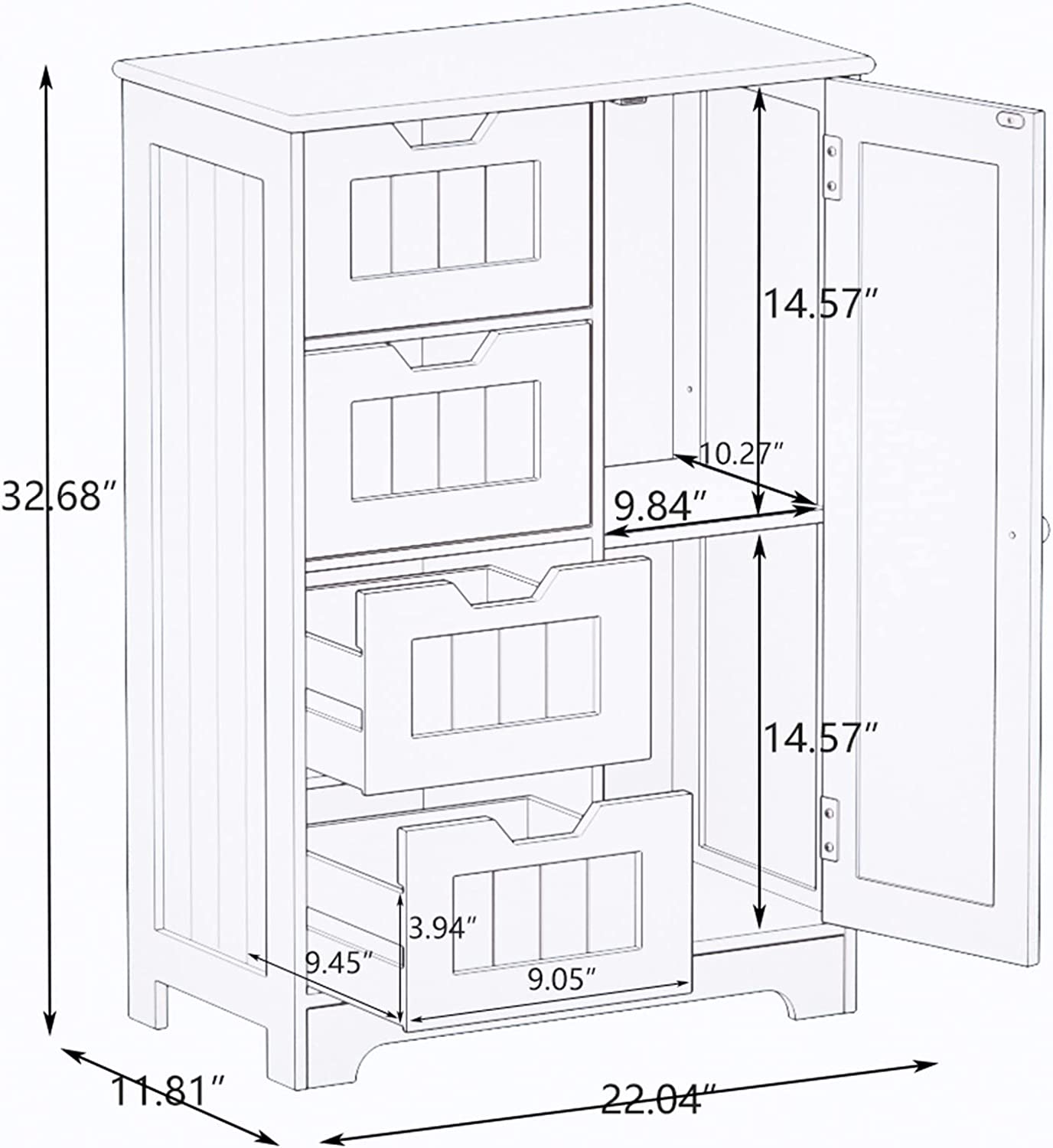 Siavonce XH222278 Utility-Storage-Cabinets - View #3