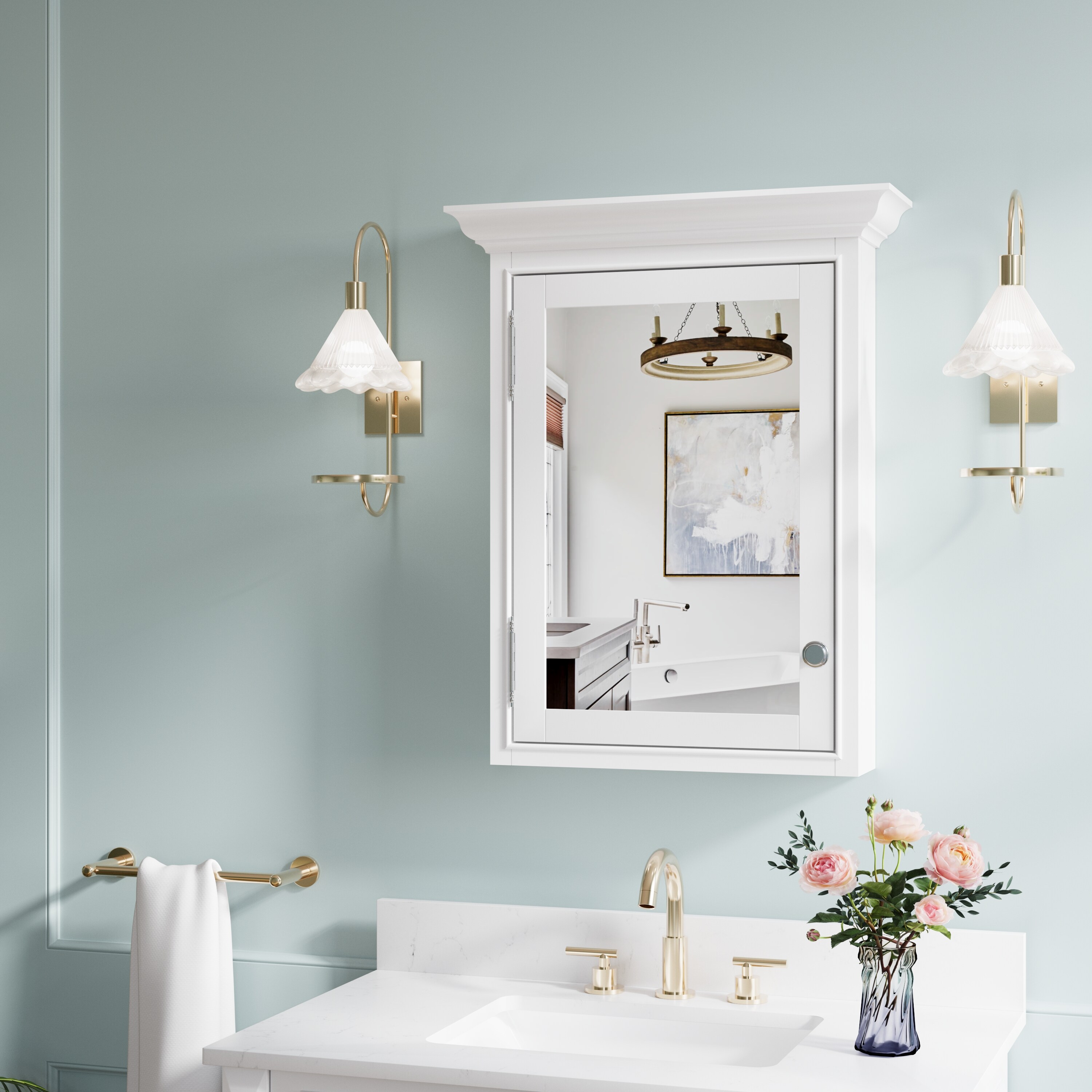 WELLFOR KAFMD2F1-3036 Bathroom-Medicine-Cabinets - View #6