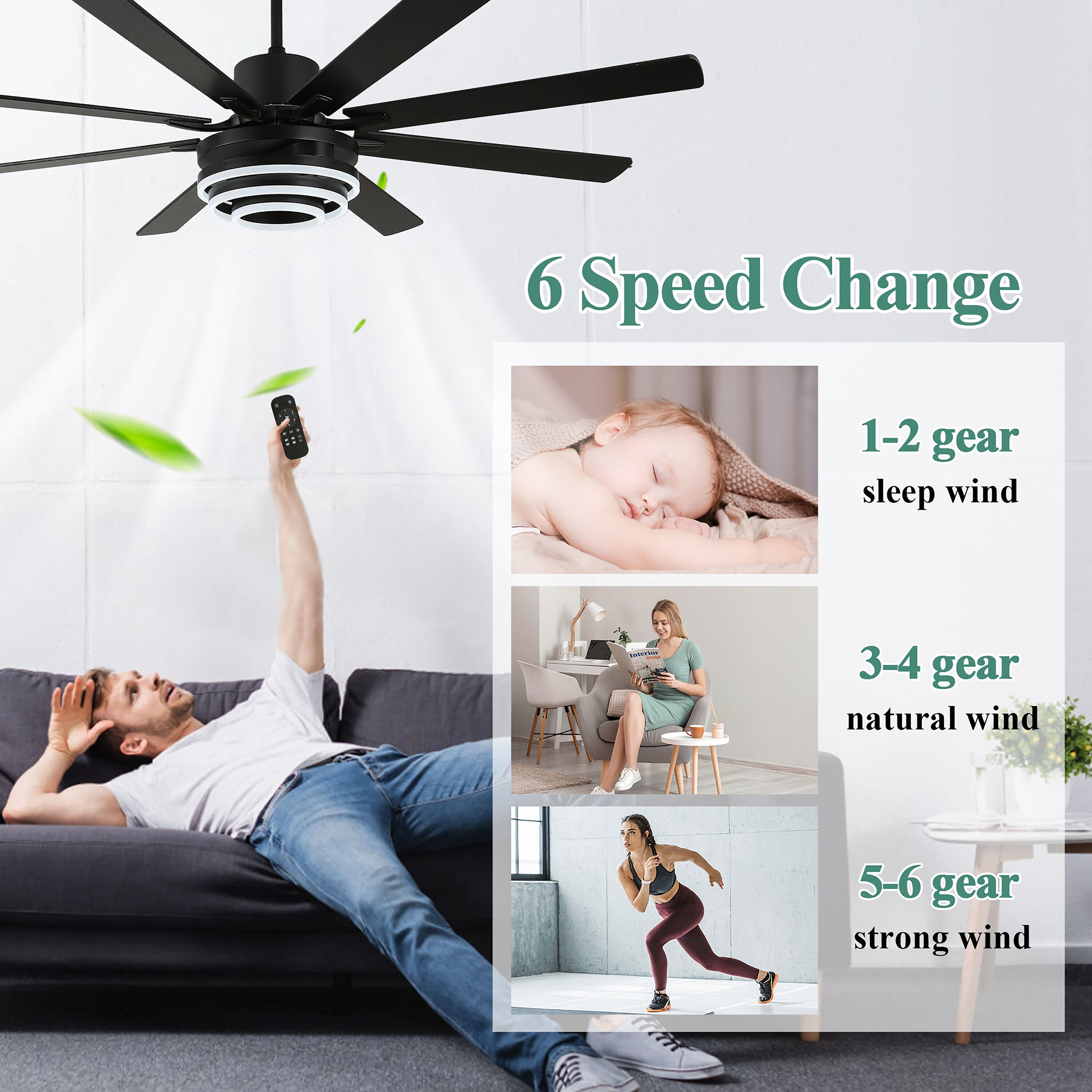 Cusp Barn DC7205-B Ceiling-Fans - View #5