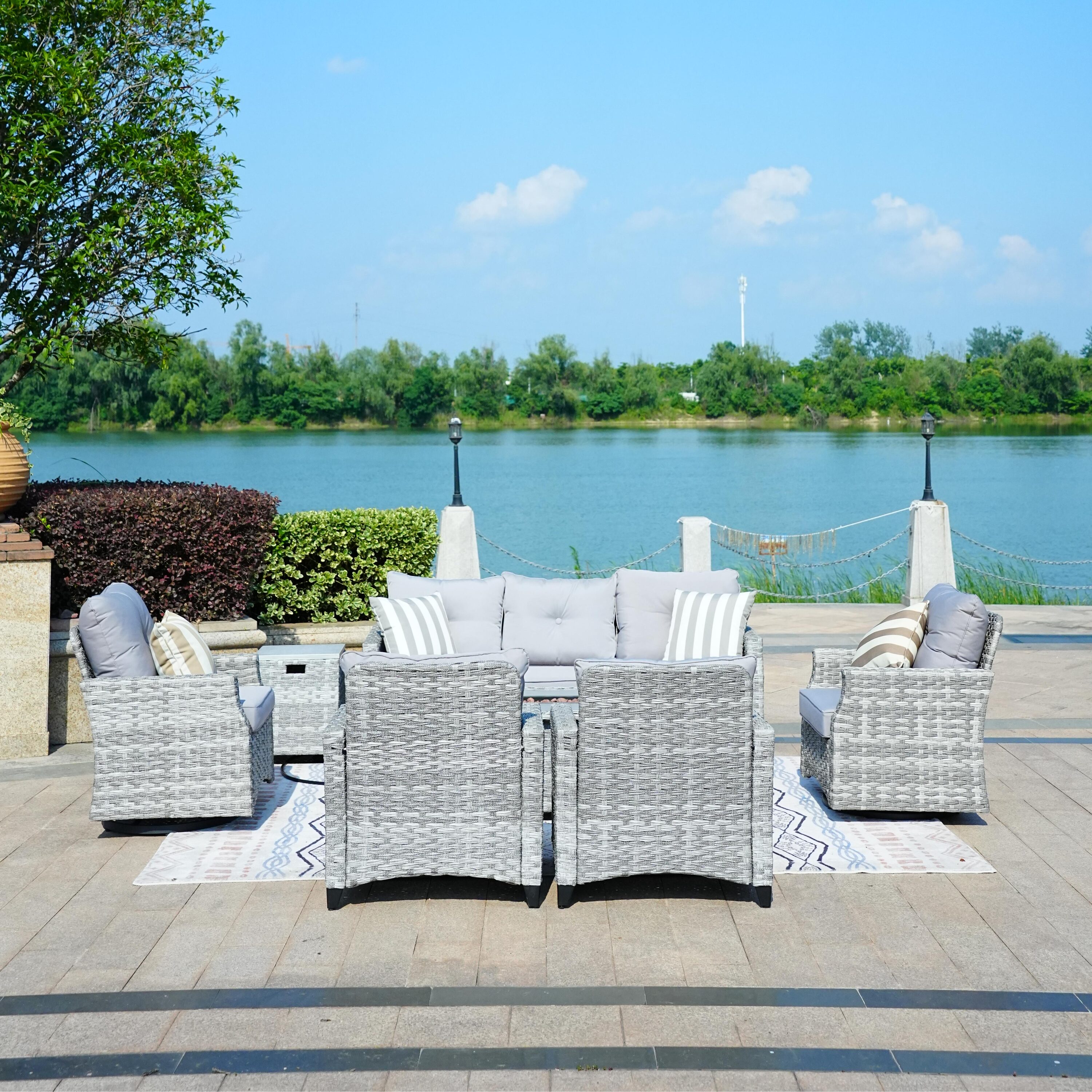 Direct Wicker DWG-1802S&2334SC Patio-Conversation-Sets - View #4