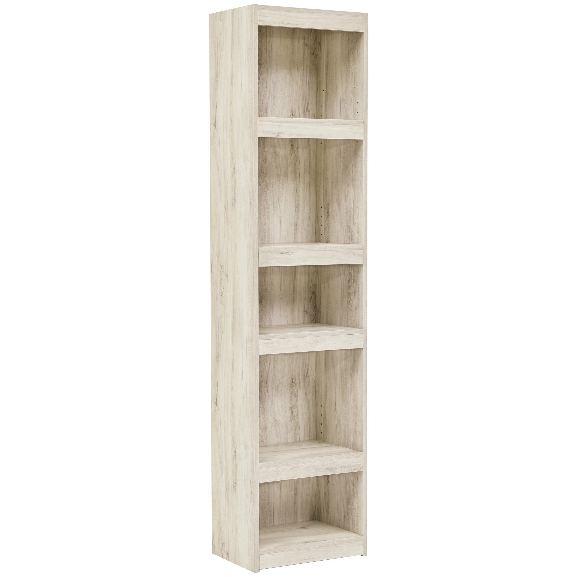 17.13-in W x 71.97-in H Wood White Freestanding Utility Storage Cabinet | - Benzara BM238401