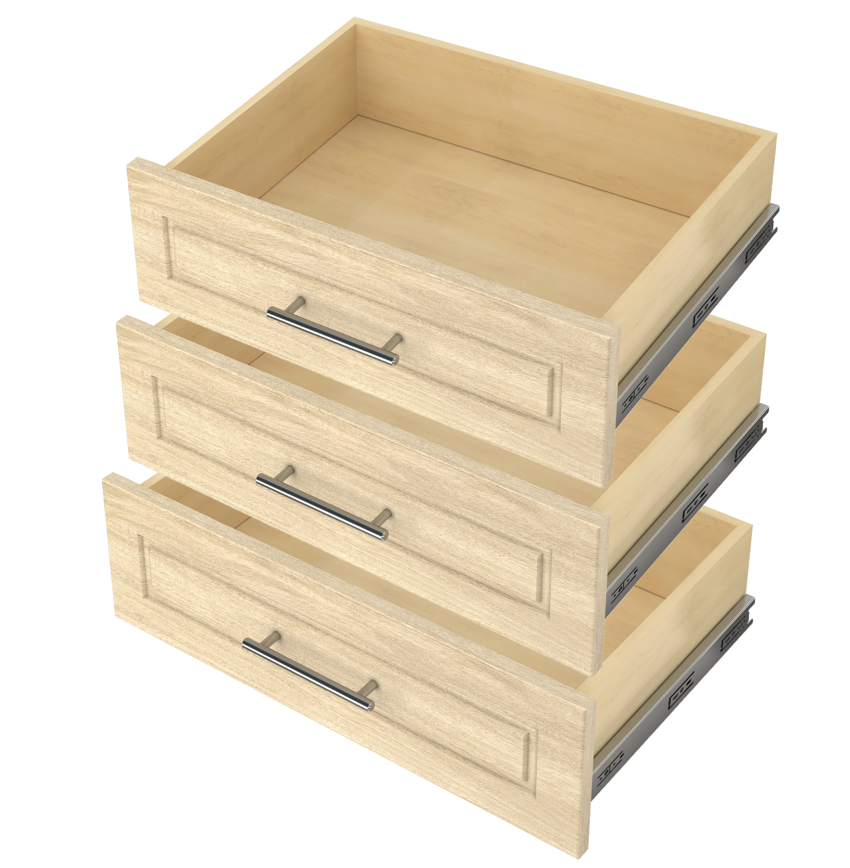 Easy Track 680164-MJ 24-Inches x 8-Inches x 13.5-Inches Honey Blonde Drawer unit