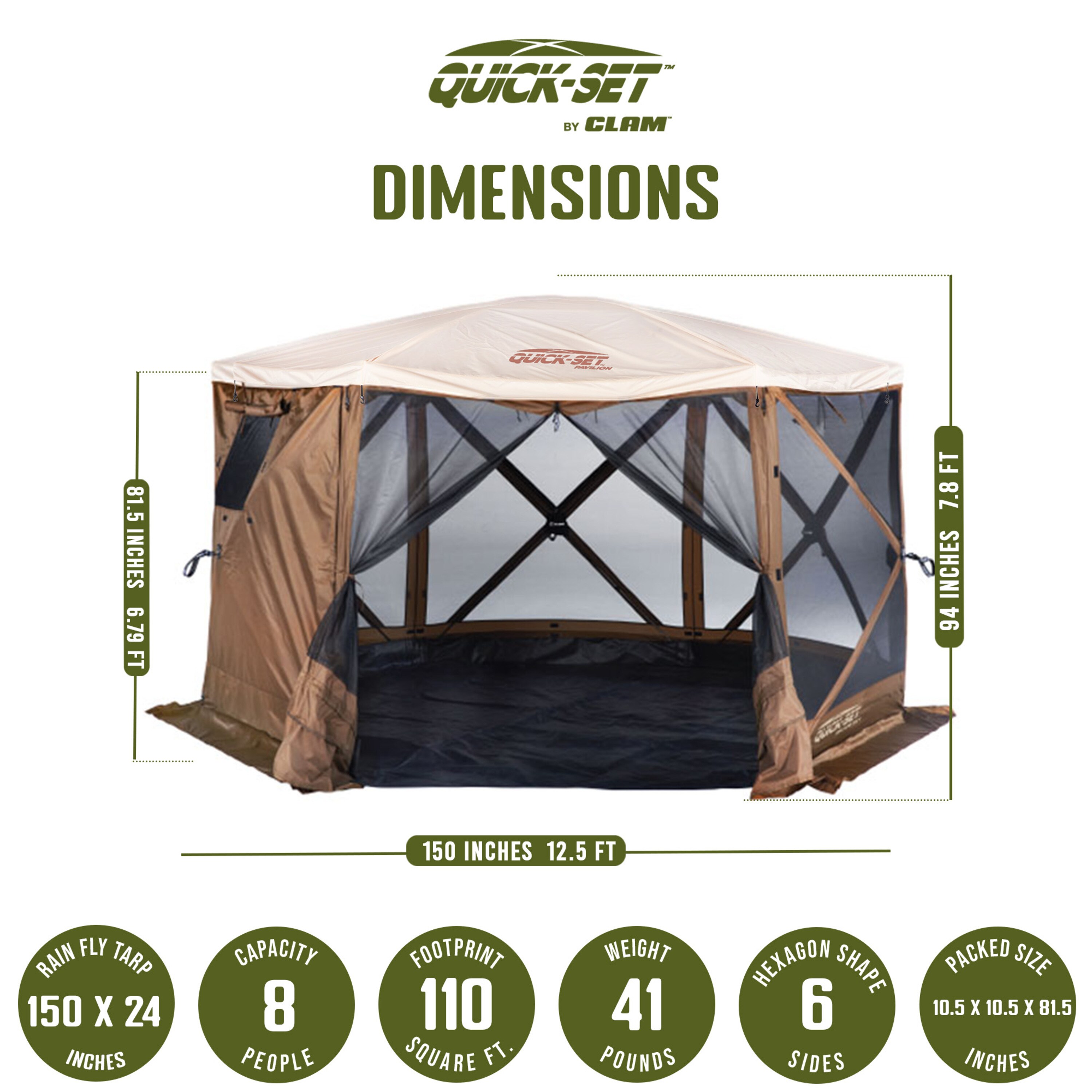 Clam Outdoors 149354 tents - View #11