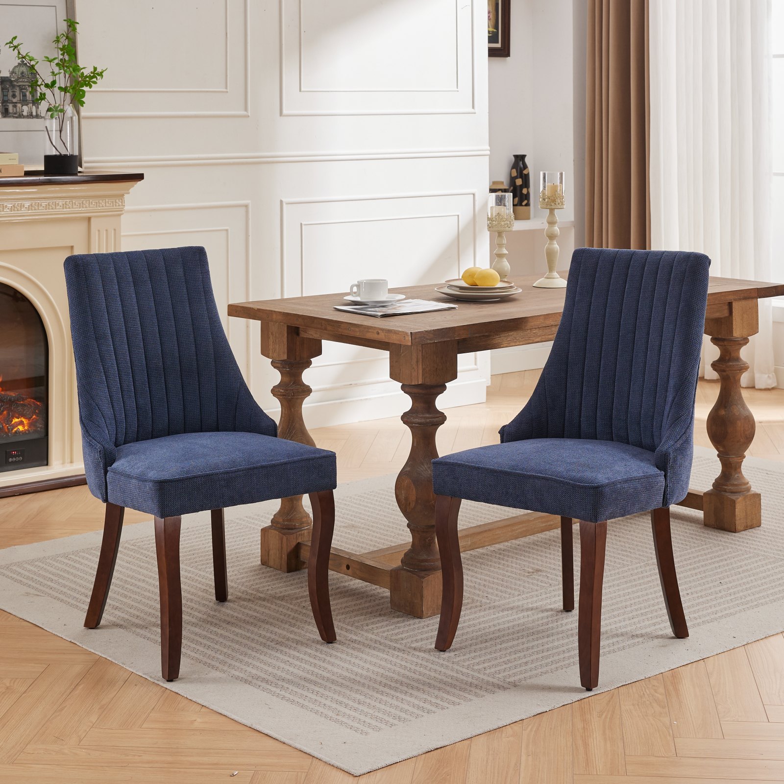 Hrinhom HC-W7001-BLUE Dining-Chairs - View #4