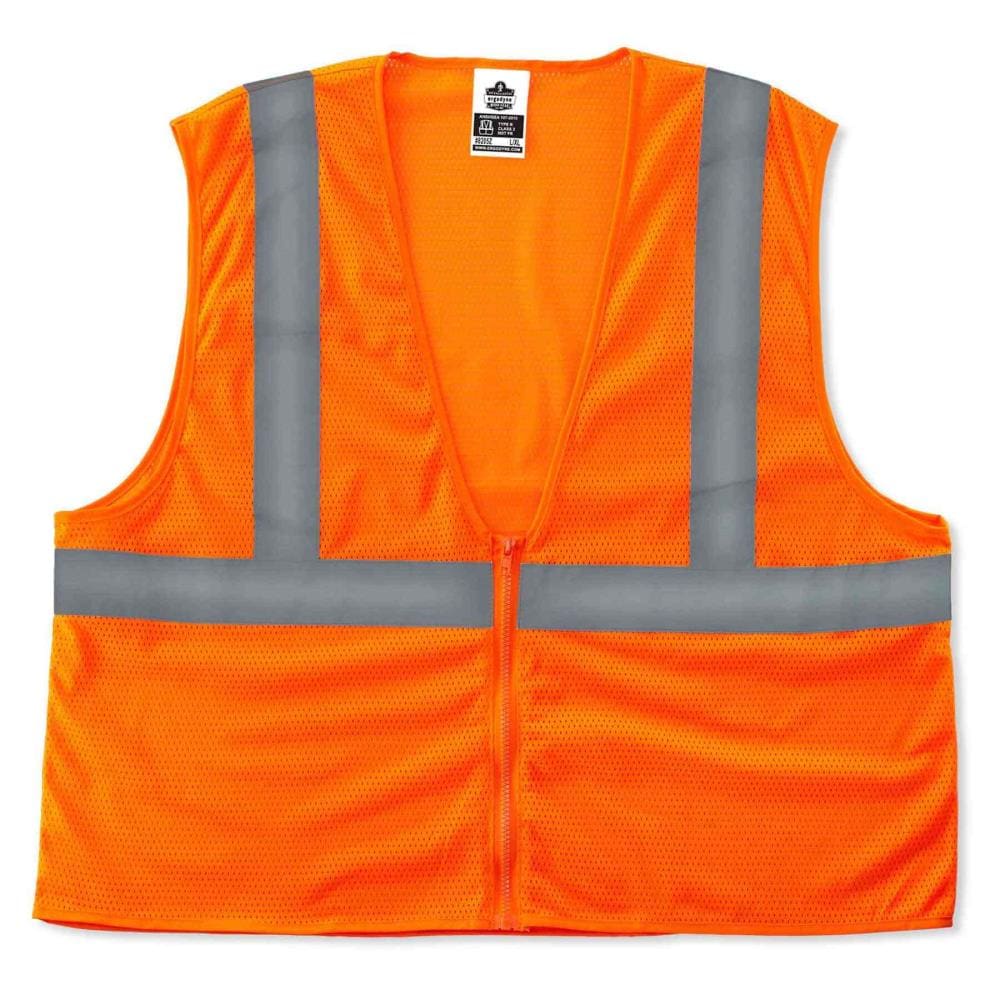 Orange safety 2025 vest lowes