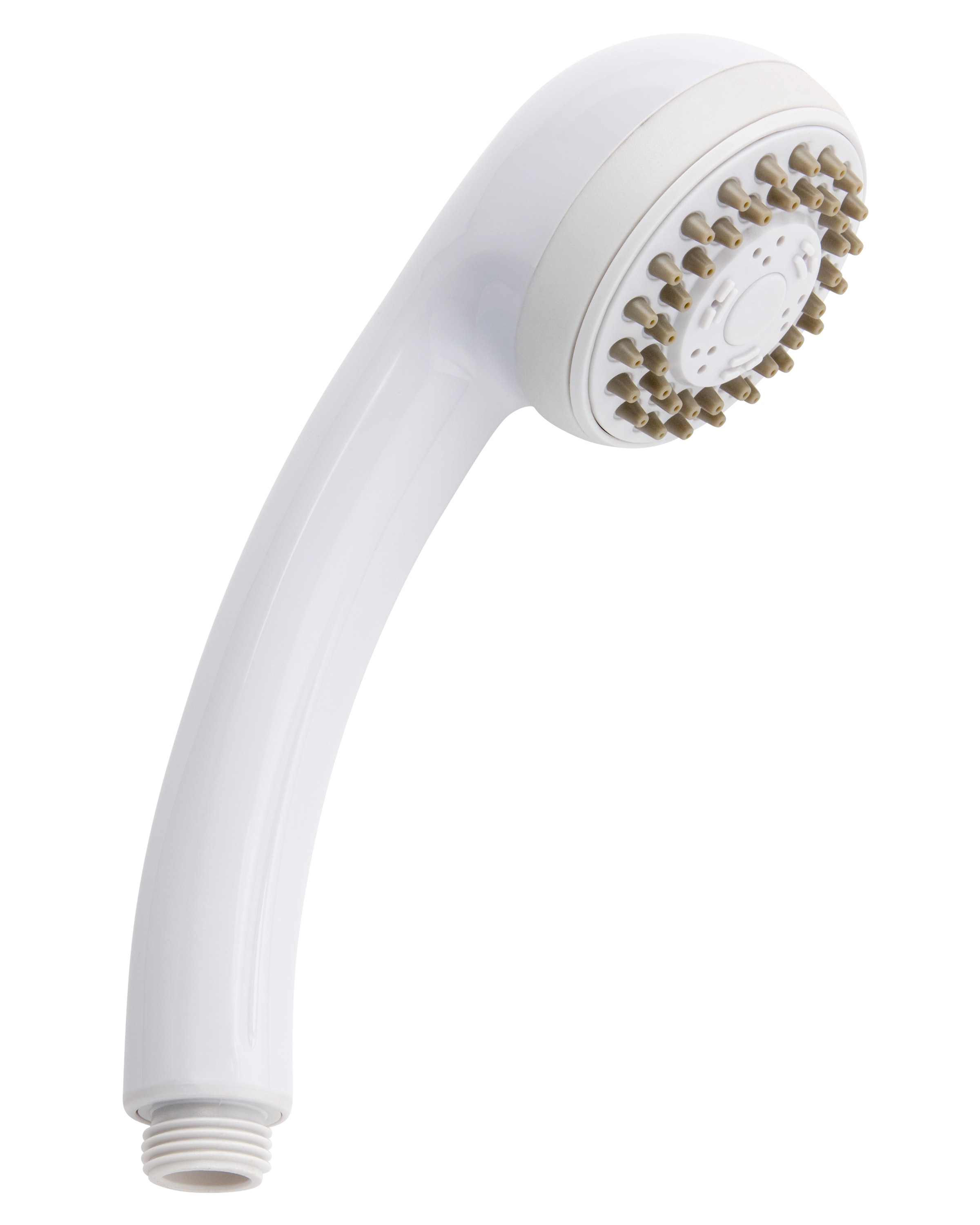 Keeney K720WH Stylewise 3.0 -Spray White 2.99-in Round Handheld Shower Head 1.8 GPM