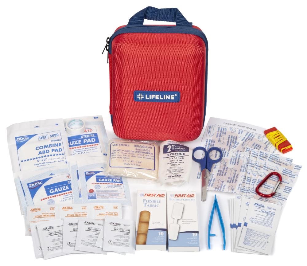 Lifeline First Aid 85 Piece Nylon All Purpose First Aid Kit In The