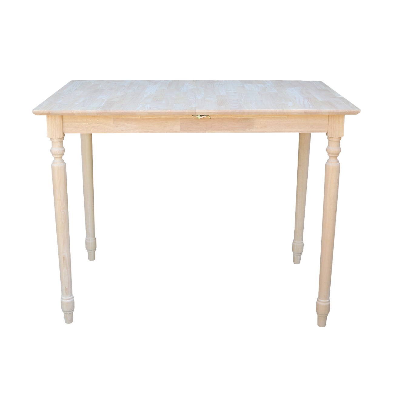 Rustic Solid Wood Extendable Counter Height Dining Table