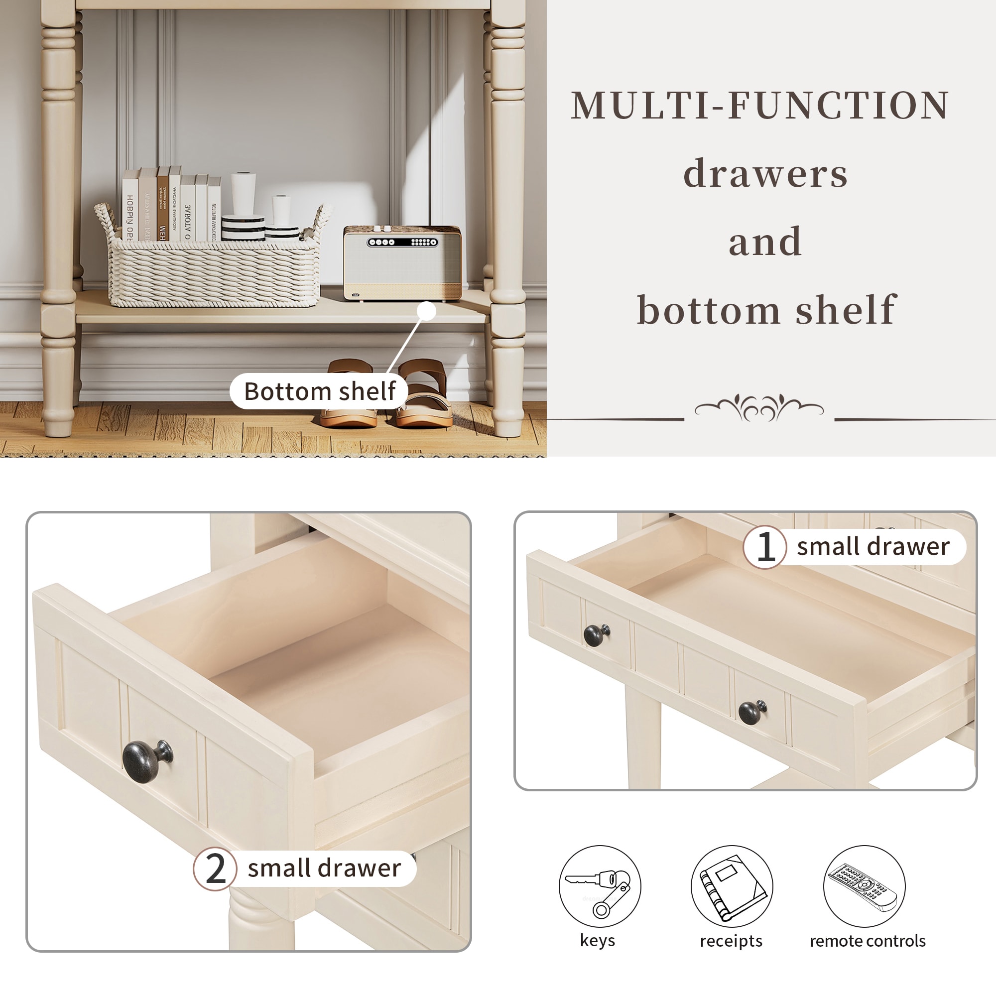 SINOFURN SYA330168BG Console-Sofa-Tables - View #5