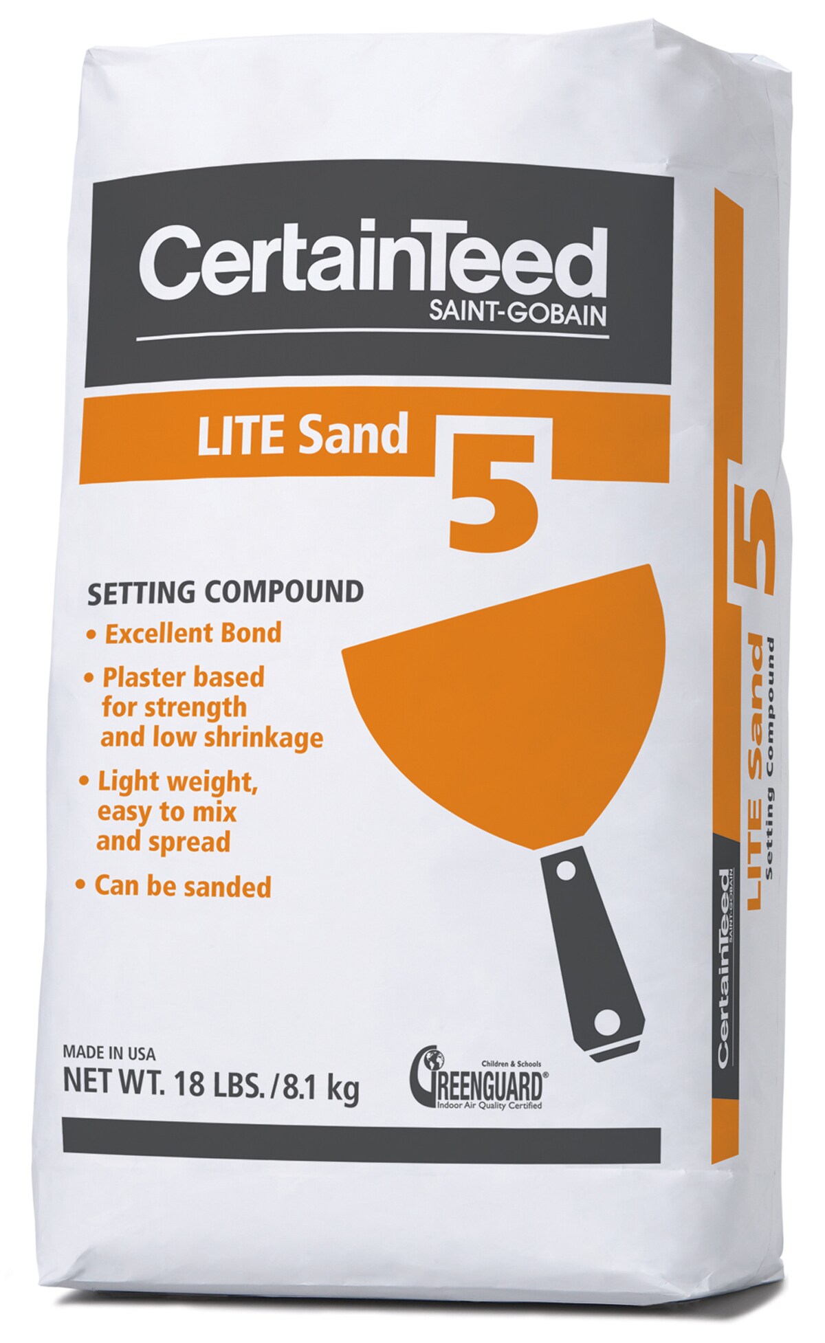 CertainTeed LiteSand LiteSand 18-lb Finishing Drywall Joint Compound at ...