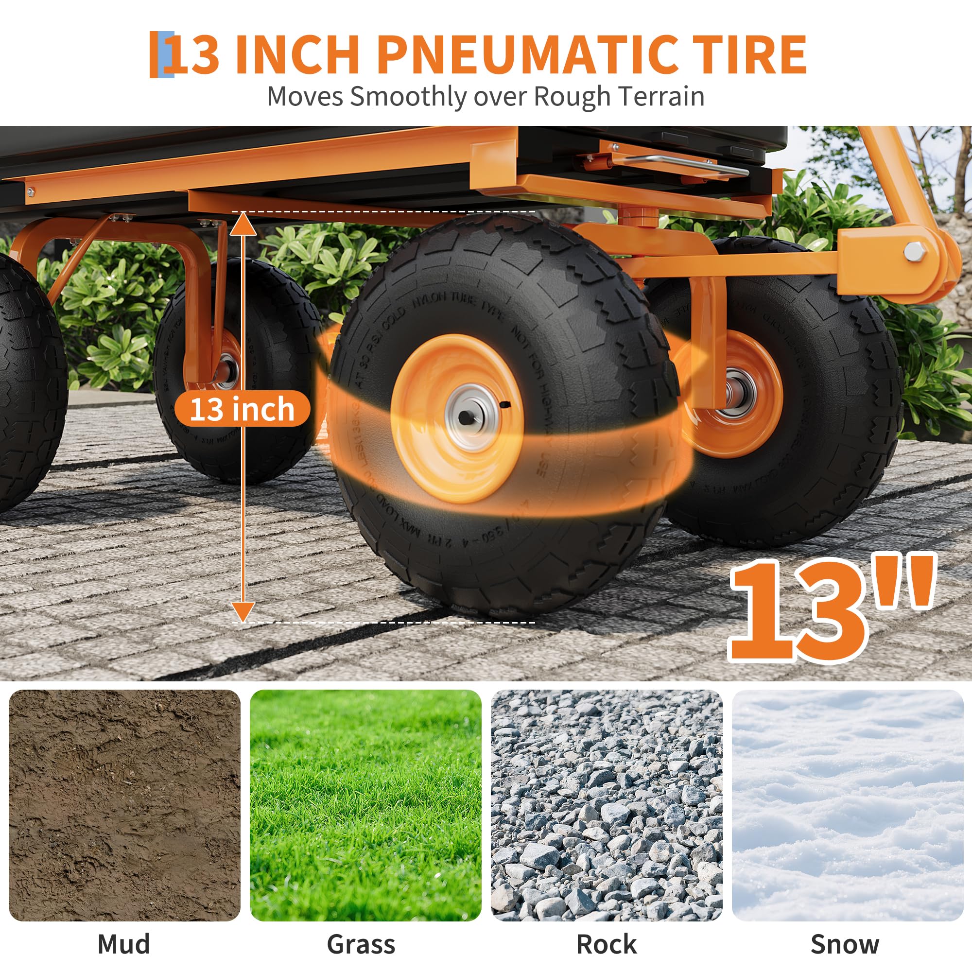 GarveeLife LMYLC-658760 Dump-Cart - View #3