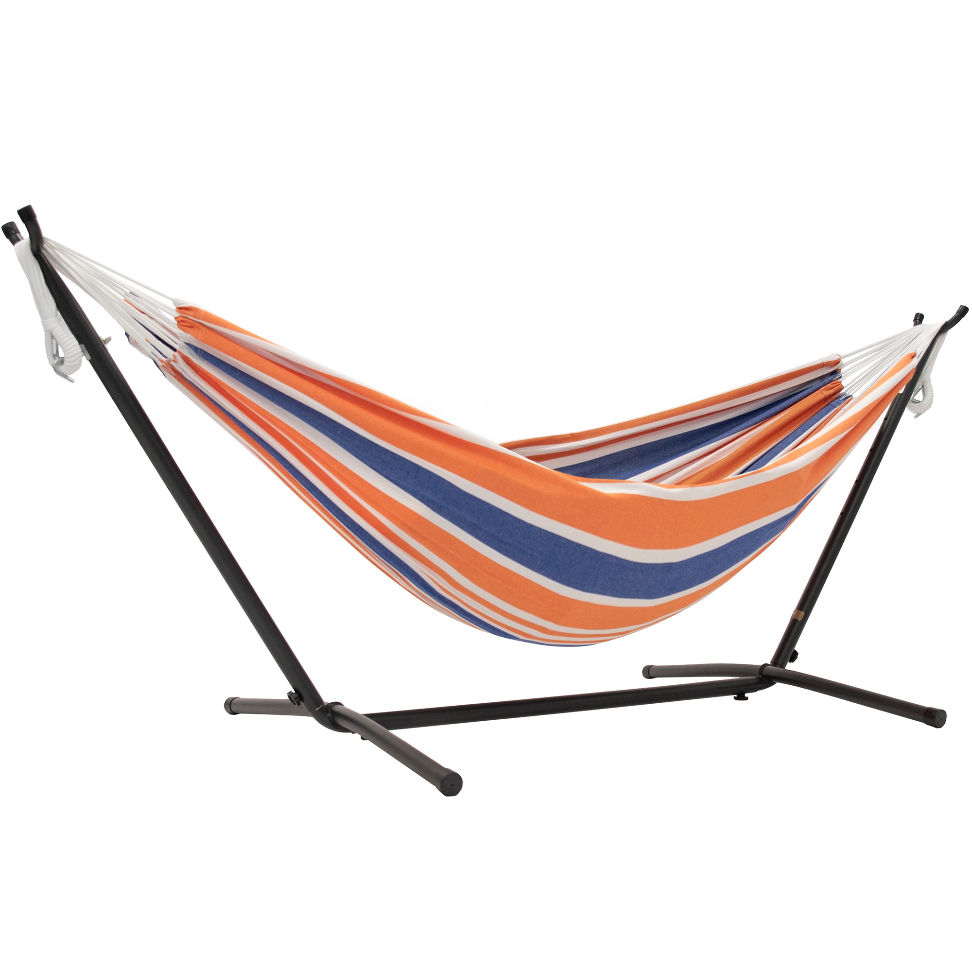 Vivere Hammock 9 ft Double Cotton Sturdy Construction Tropical w/ Hanging and 