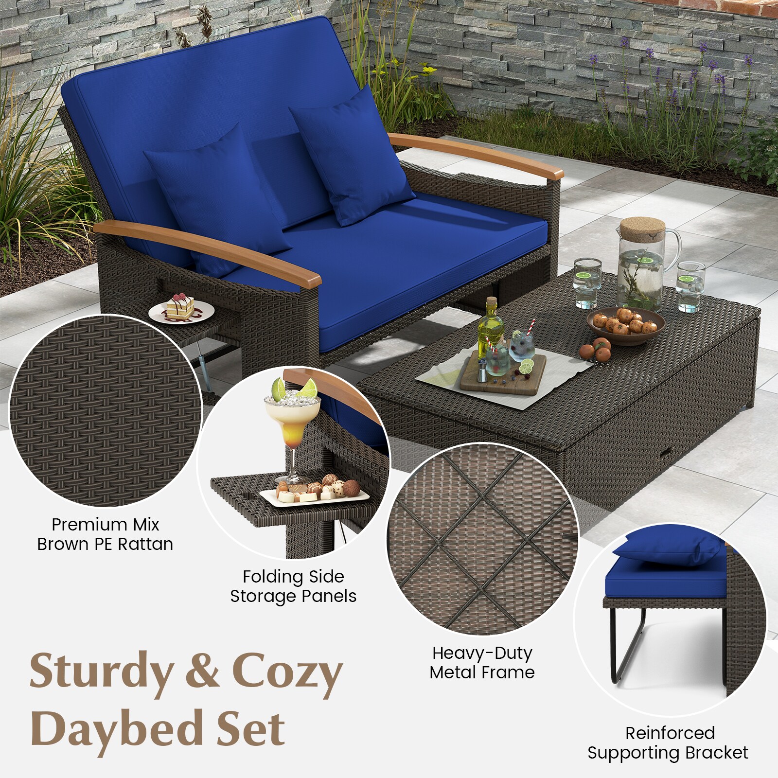 Poinic CWJ71627NY-X Patio-Sofas-Daybeds - View #8